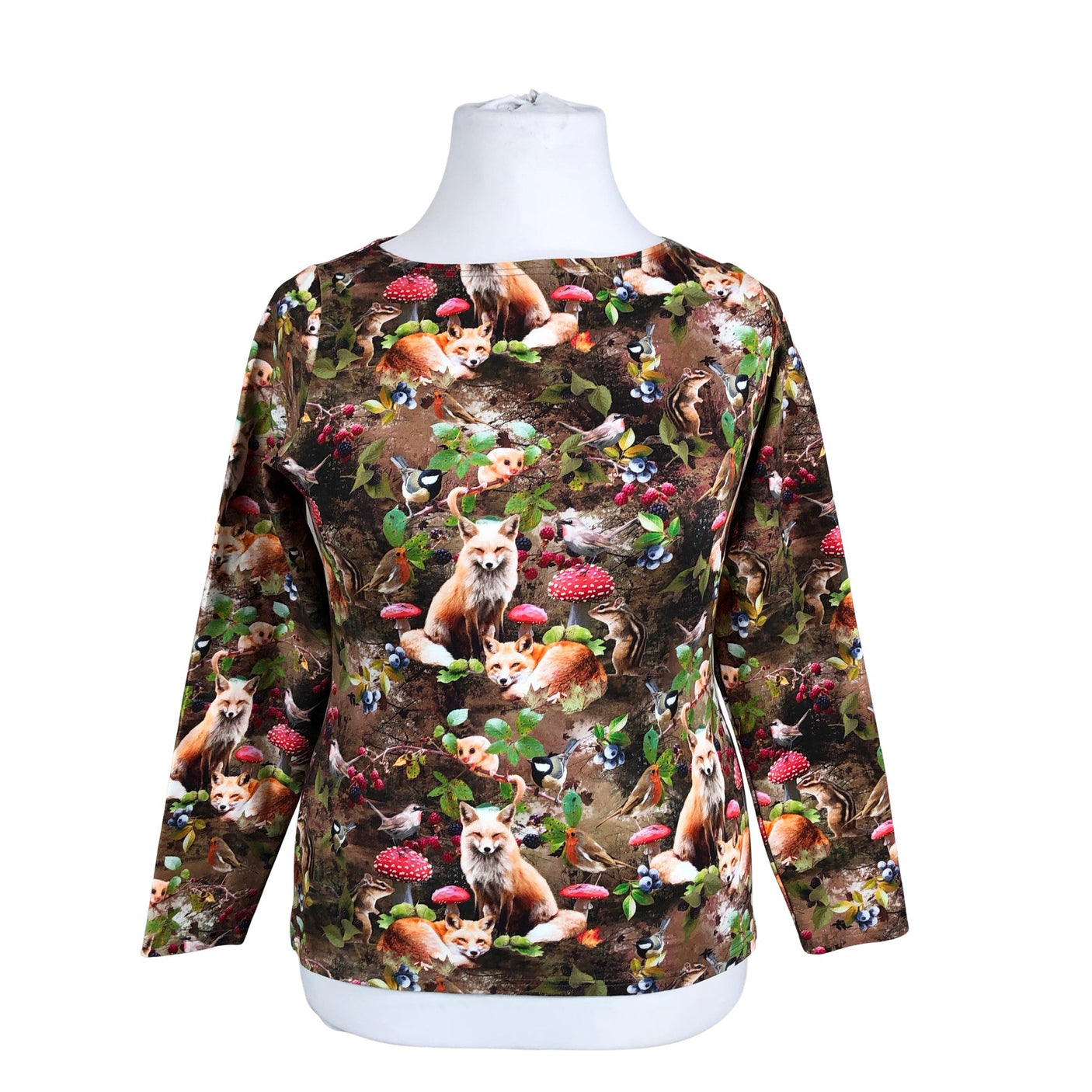 Naisten Camilla Thulin - Trikoopaita, koko 44 - Ruskea (1)