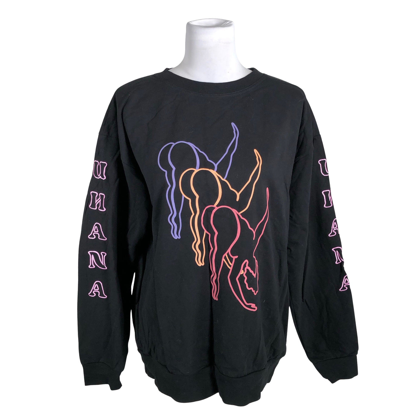 Naisten Uhana Design - Collegepaita, koko 38 - Musta (1)