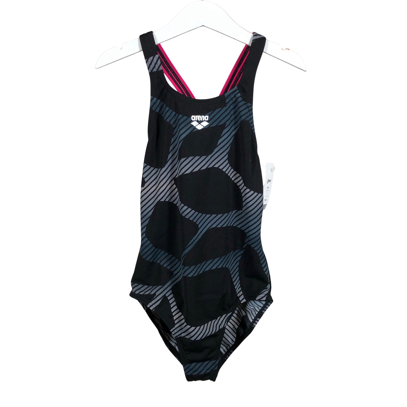 Tyttöjen Arena - Uimapuku, koko 134 - 140 - Musta (1)