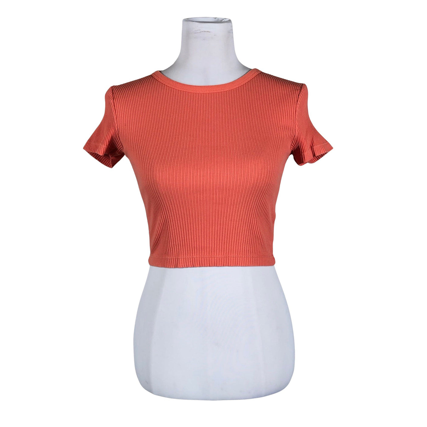 Naisten Uniqlo - T-paita, koko 34 - Oranssi (1)