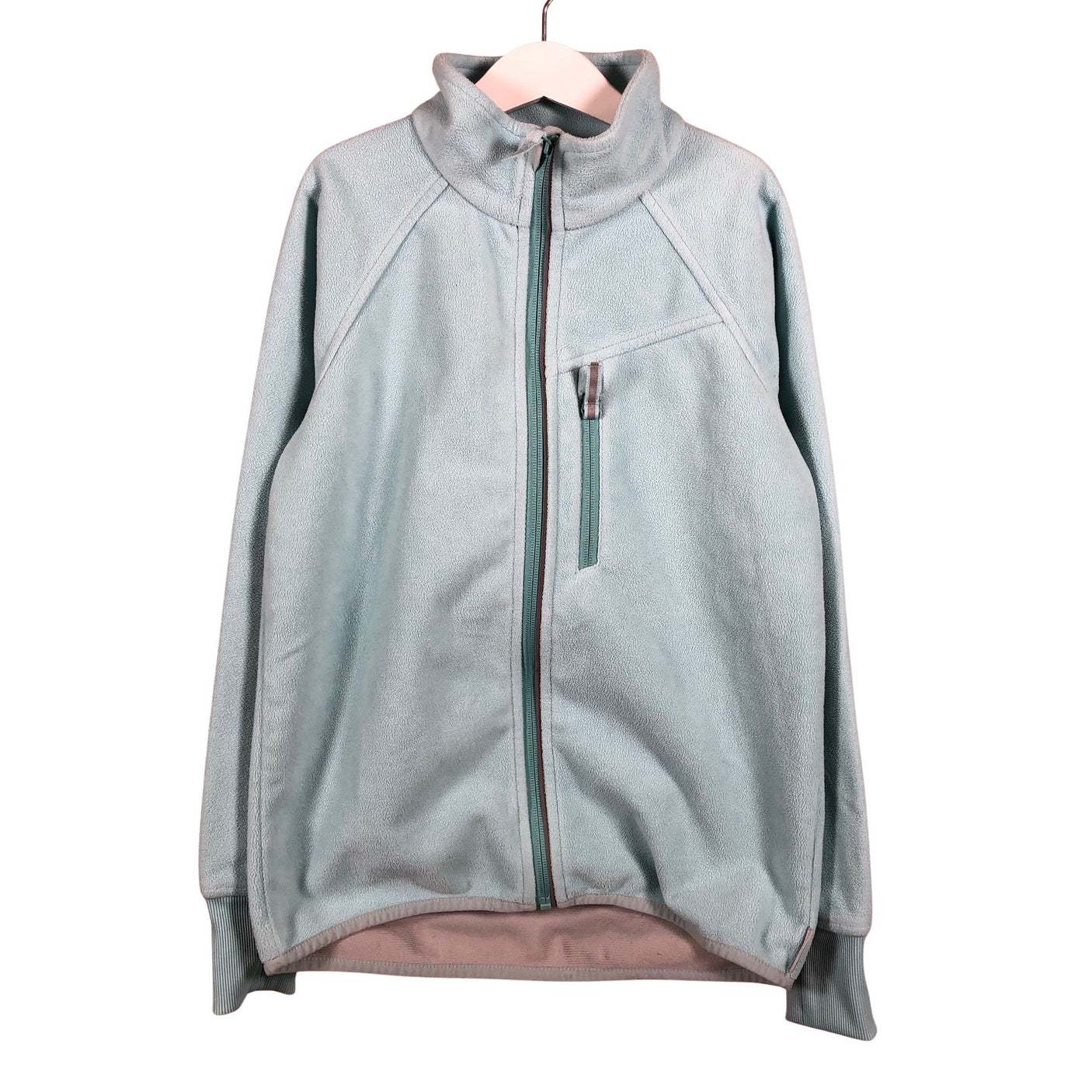 Unisex Polarn O. Pyret - Windfleecetakki, koko 134 - 140 - Vaaleansininen (1)