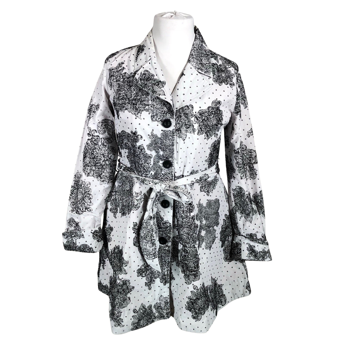 Naisten Desigual - Trenssitakki, koko 42 - Valkoinen (1)