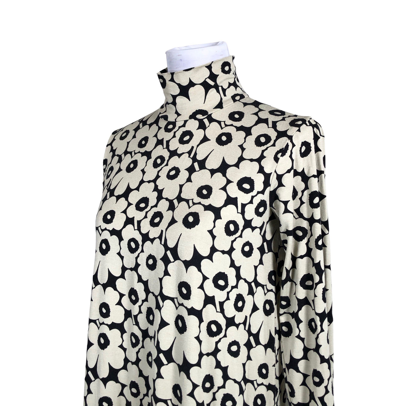 Naisten Marimekko - Trikoomekko, koko 34 - Musta (3)