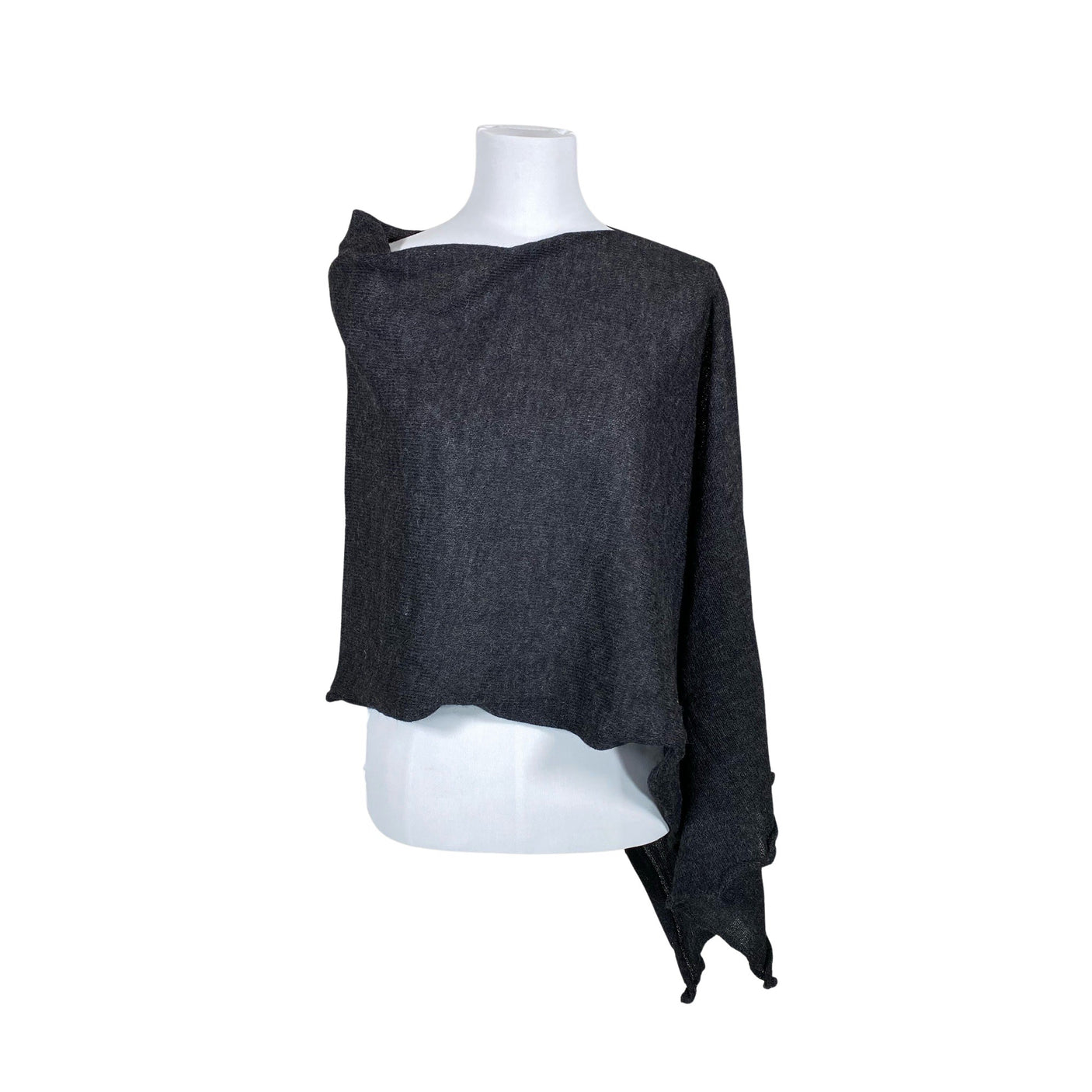 Naisten Stinne Gorell - Poncho, koko 38 - Harmaa (1)