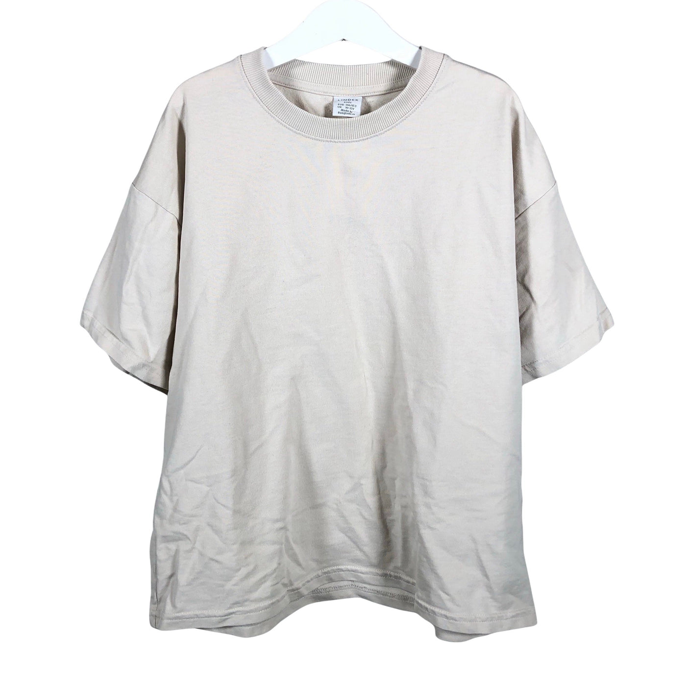 Unisex Lindex - T-paita, koko 146 - 152 - Beige (1)