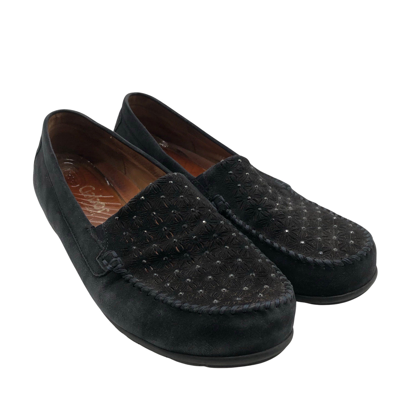 Naisten Gabor - Loaferit, koko 38 - Musta (2)