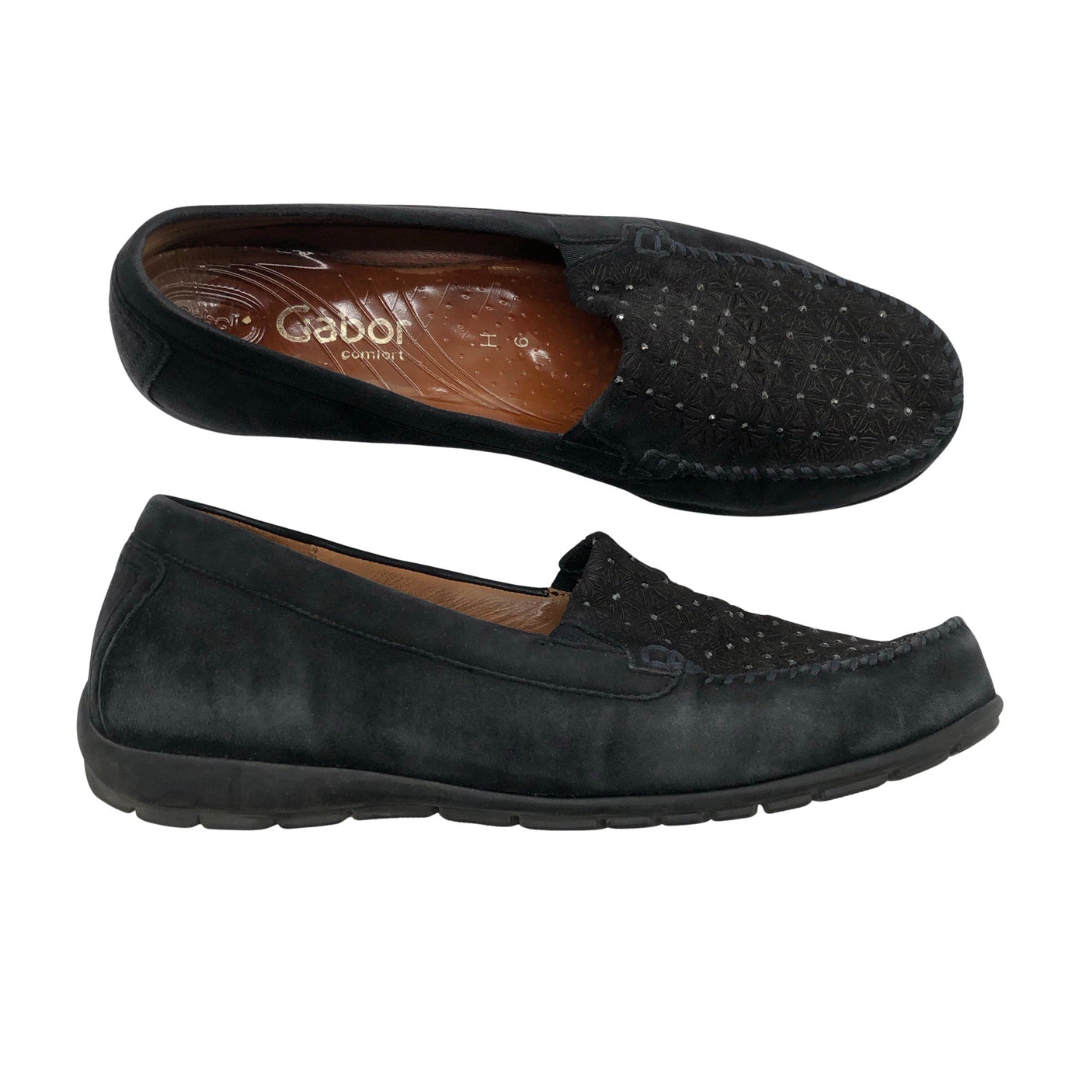 Naisten Gabor - Loaferit, koko 38 - Musta (1)