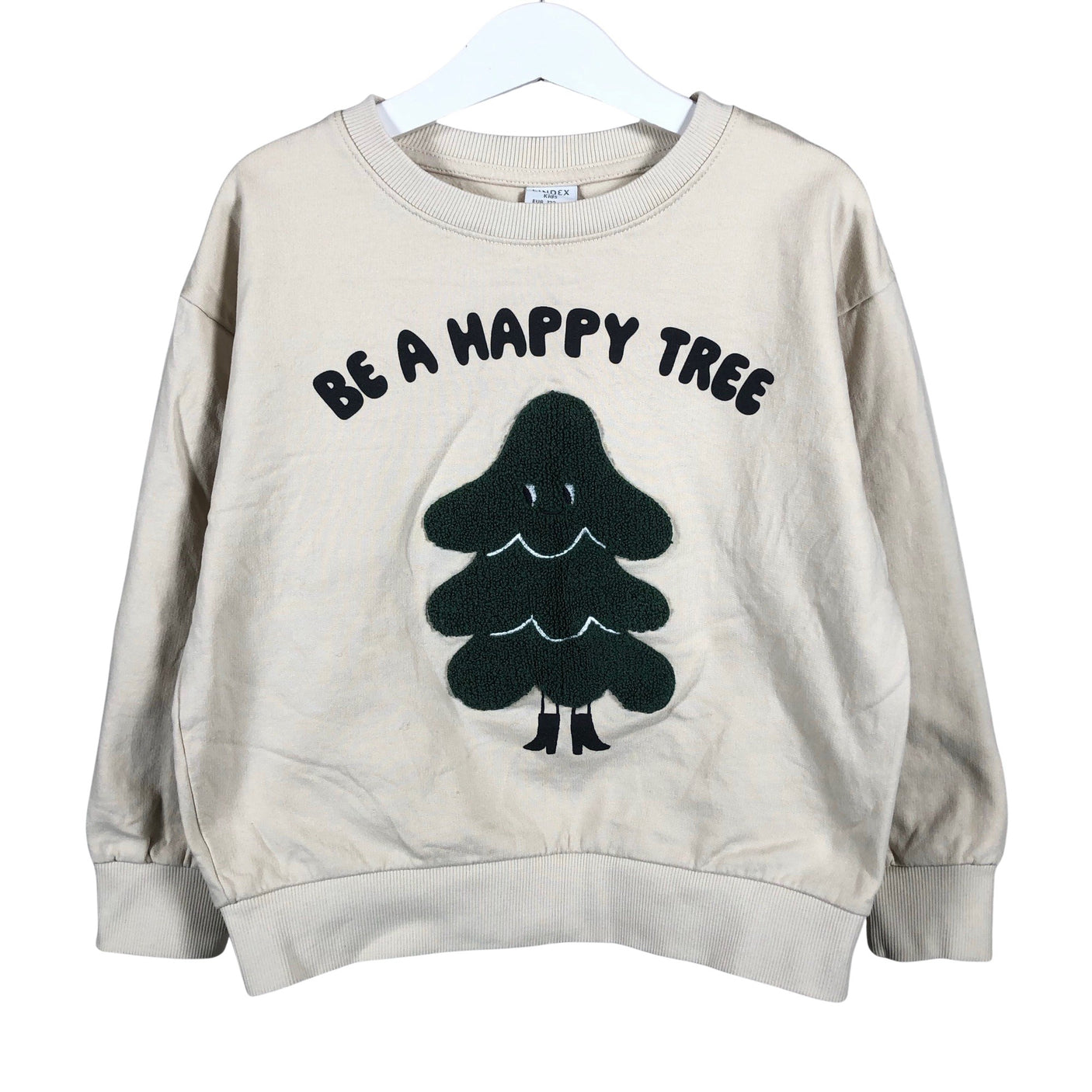 Unisex Lindex - Collegepaita, koko 116 - 122 - Beige (1)