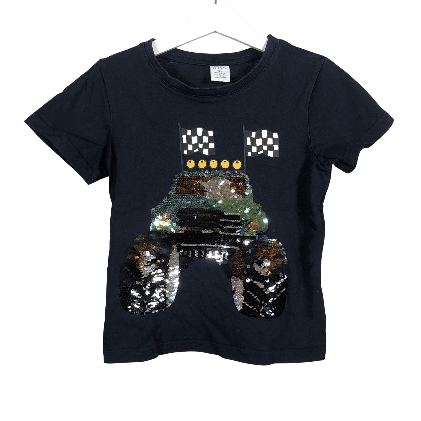 Unisex Lindex - T-paita, koko 110 - 116 - Sininen (1)