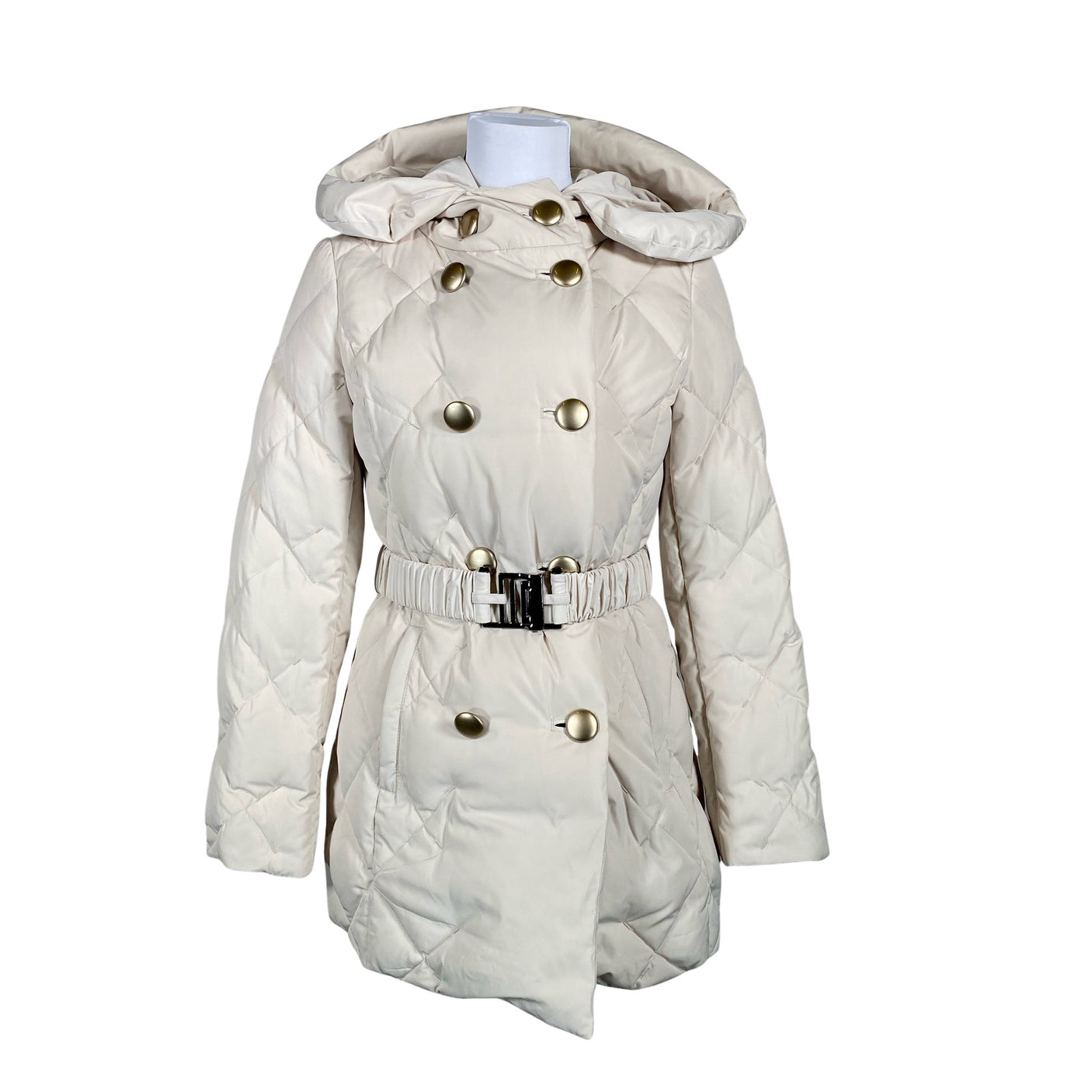 Naisten Manuela Conti - Untuvatakki, koko 36 - Beige (1)