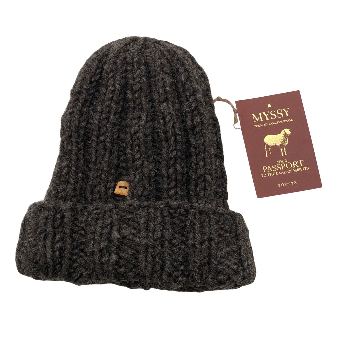Unisex Myssyfarmi - Talvipipo, koko 52 - 54 cm - Ruskea (1)