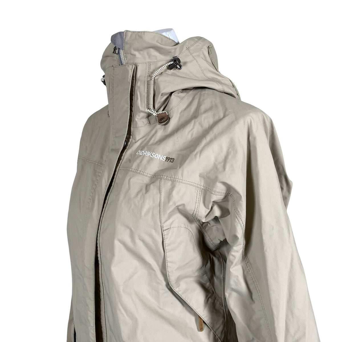 Naisten Didriksons - Ulkoilutakki, koko 38 - Beige (2)