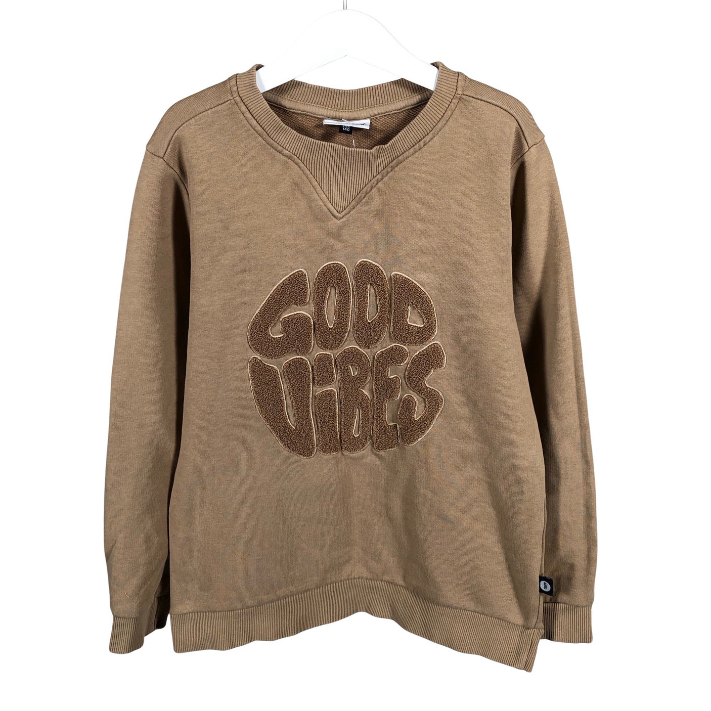 Unisex POMPdeLUX - Collegepaita, koko 134 - 140 - Ruskea (1)