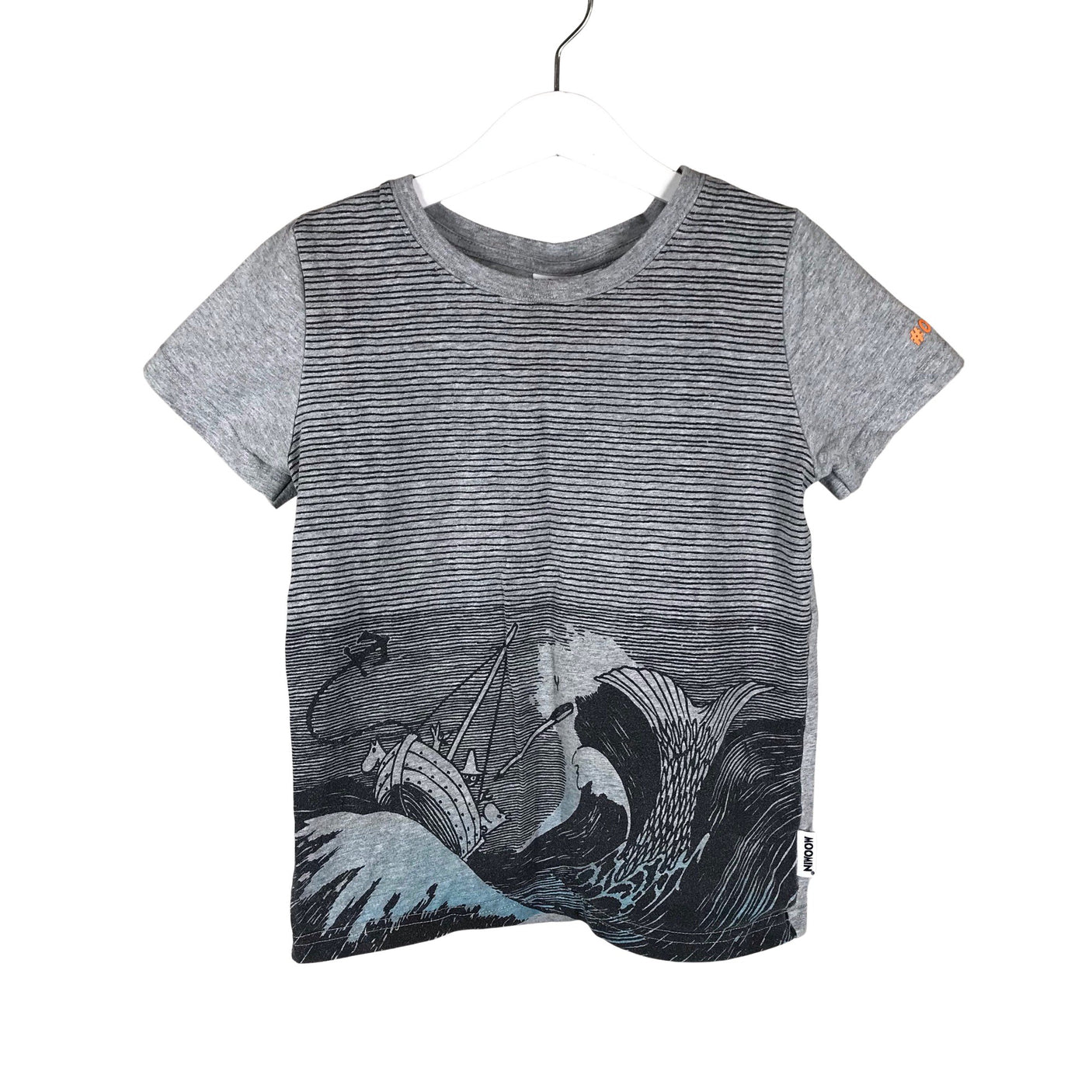 Unisex Martinex - T-paita, koko 116 - 122 - Harmaa (1)
