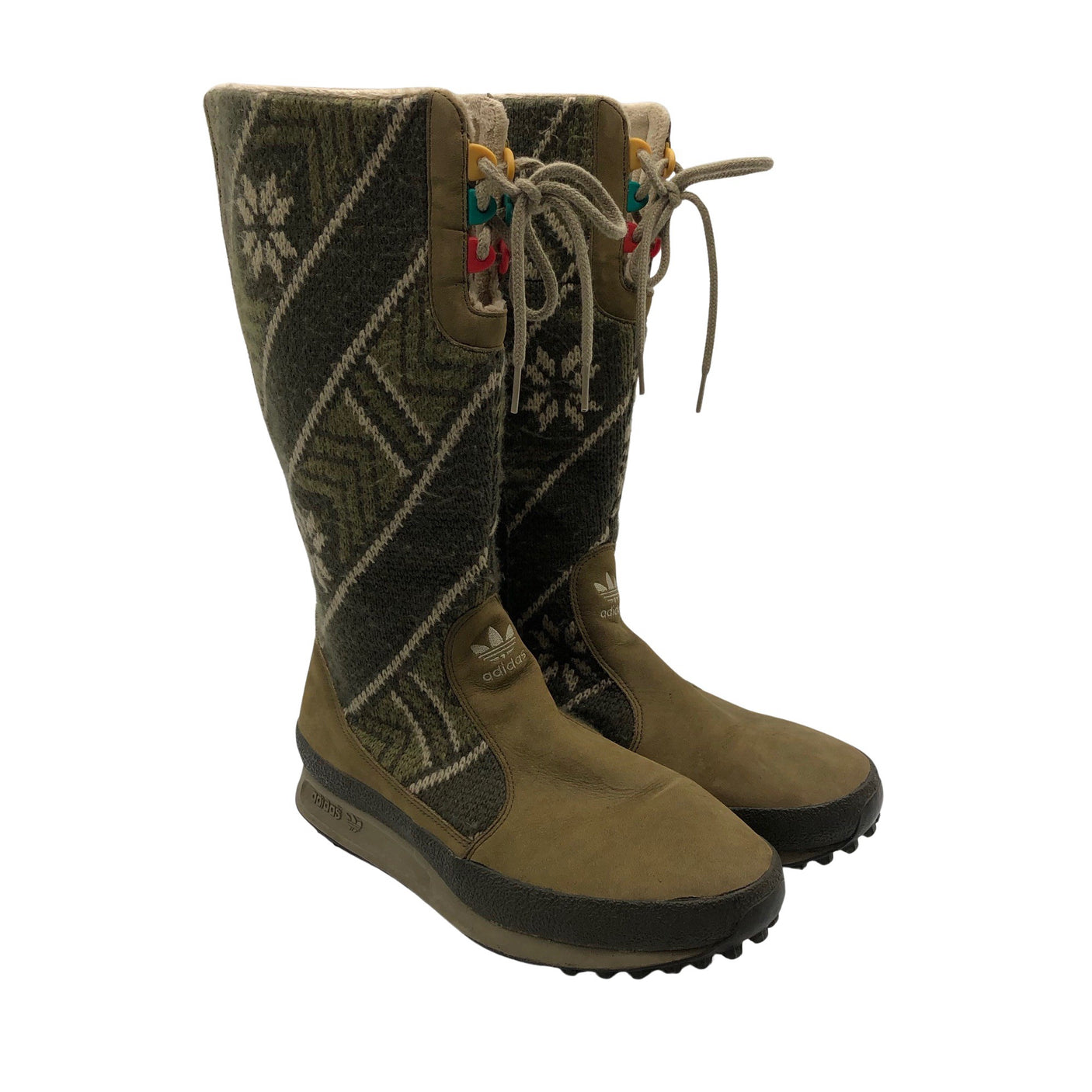 Naisten Adidas - Talvikengät, koko 43 - Vihreä (2)