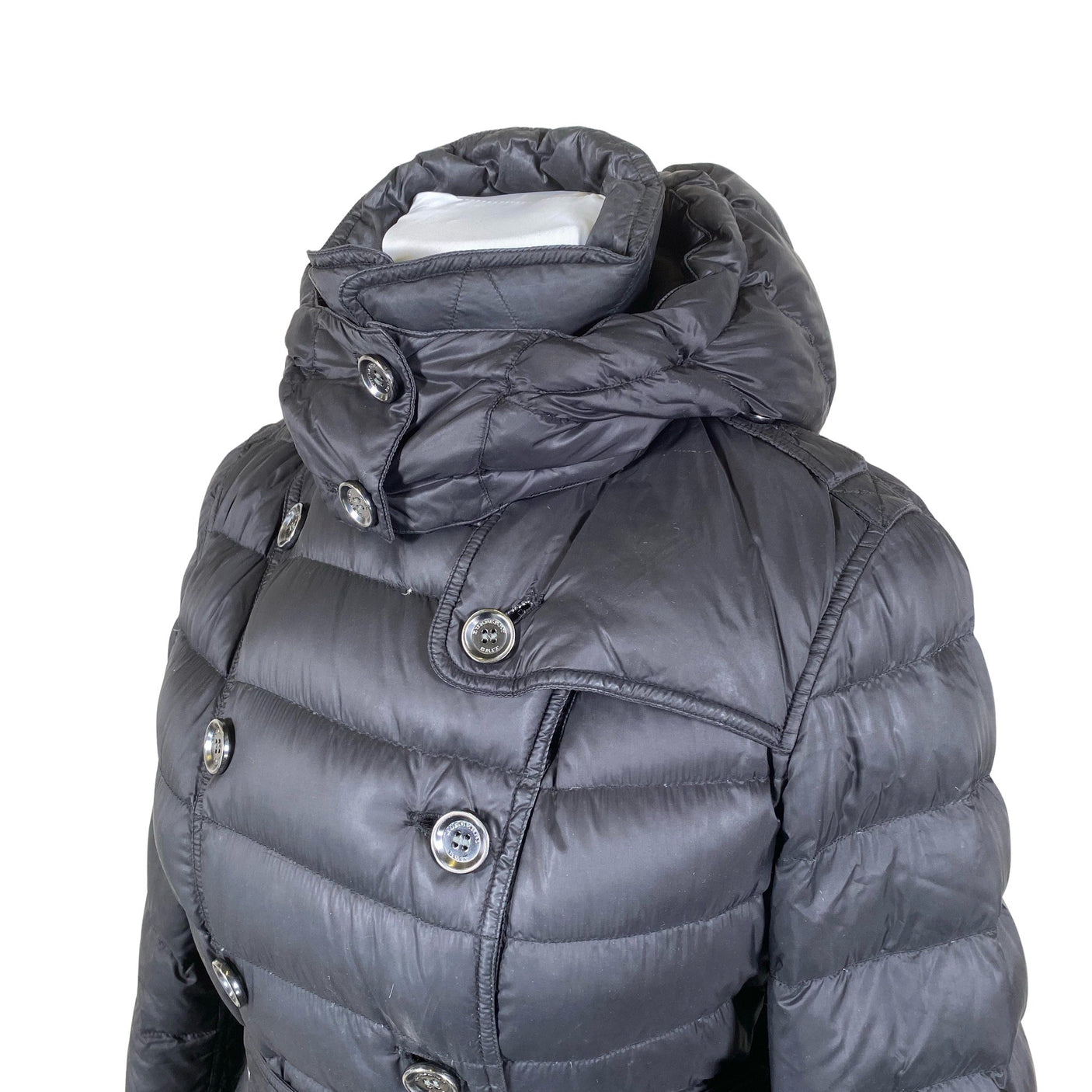 Naisten Burberry Brit - Untuvatakki, koko 42 - Musta (3)