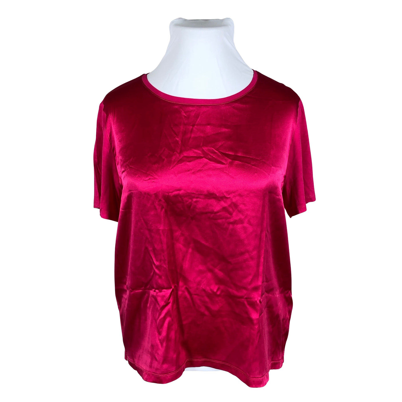 Naisten Essentials by Stockmann - Lyhythihainen pusero, koko 42 - Pinkki (1)