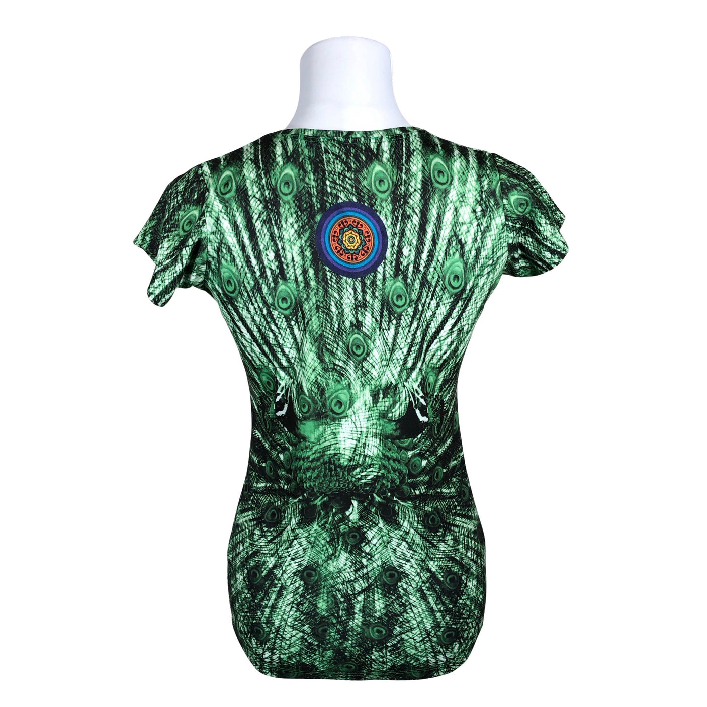 Naisten Desigual - T-paita, koko 38 - Vihreä (2)