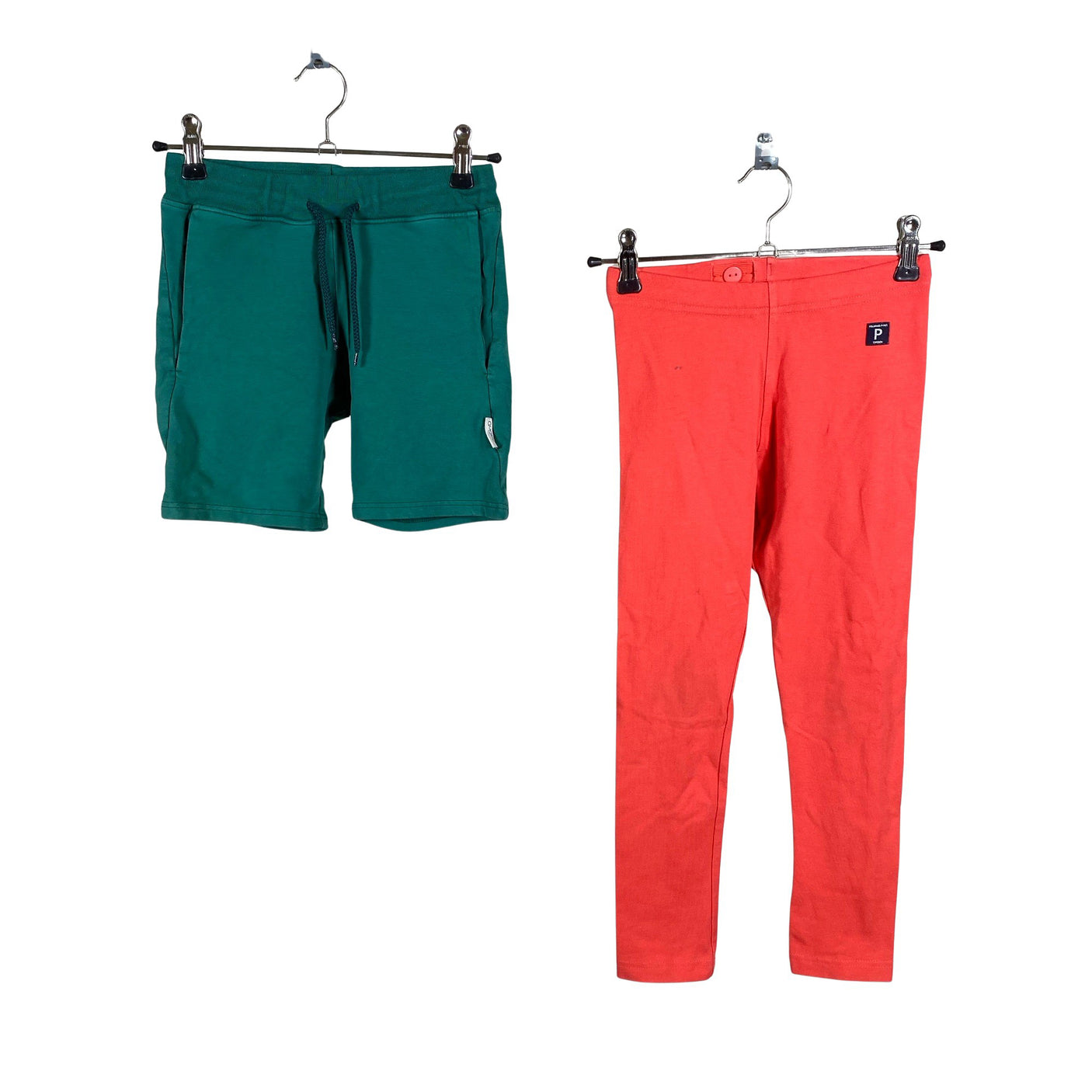 Unisex Gugguu - Collegeshortsit, koko 116 - 122 - Vihreä (1)