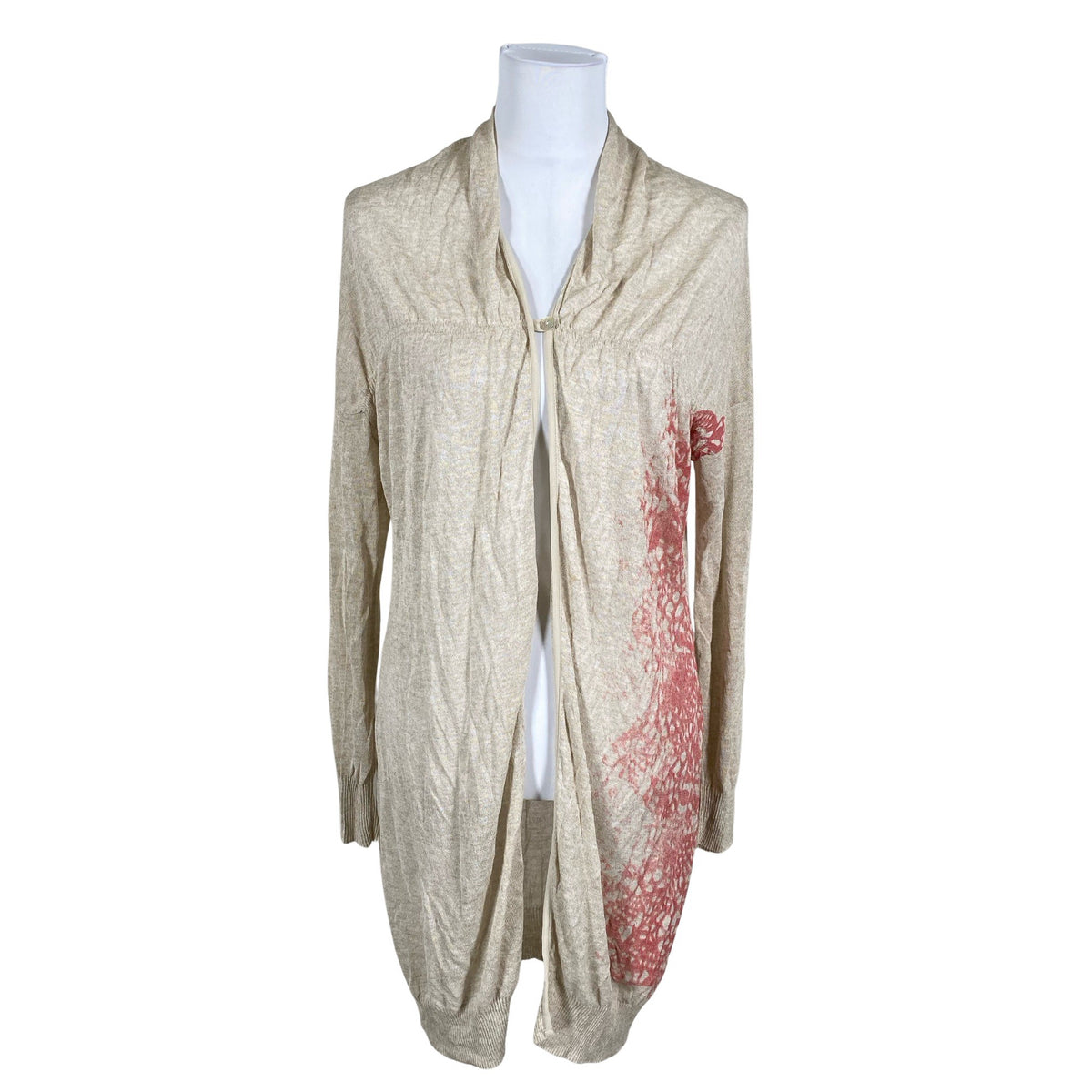 Naisten Lauren Vidal - Neuletakki, koko 38 - Beige (1)