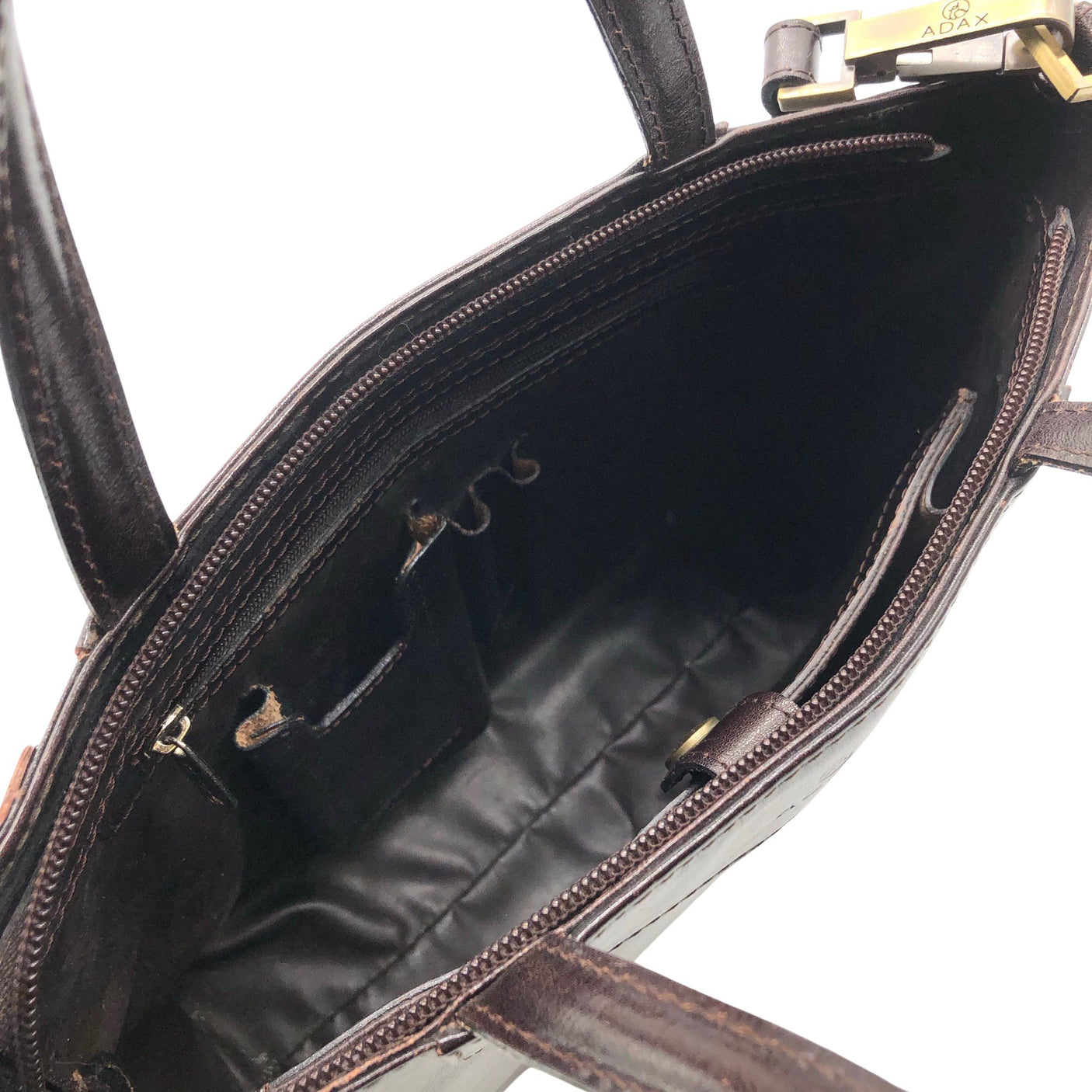 Naisten Adax - Käsilaukku, koko Midi - Ruskea (2)