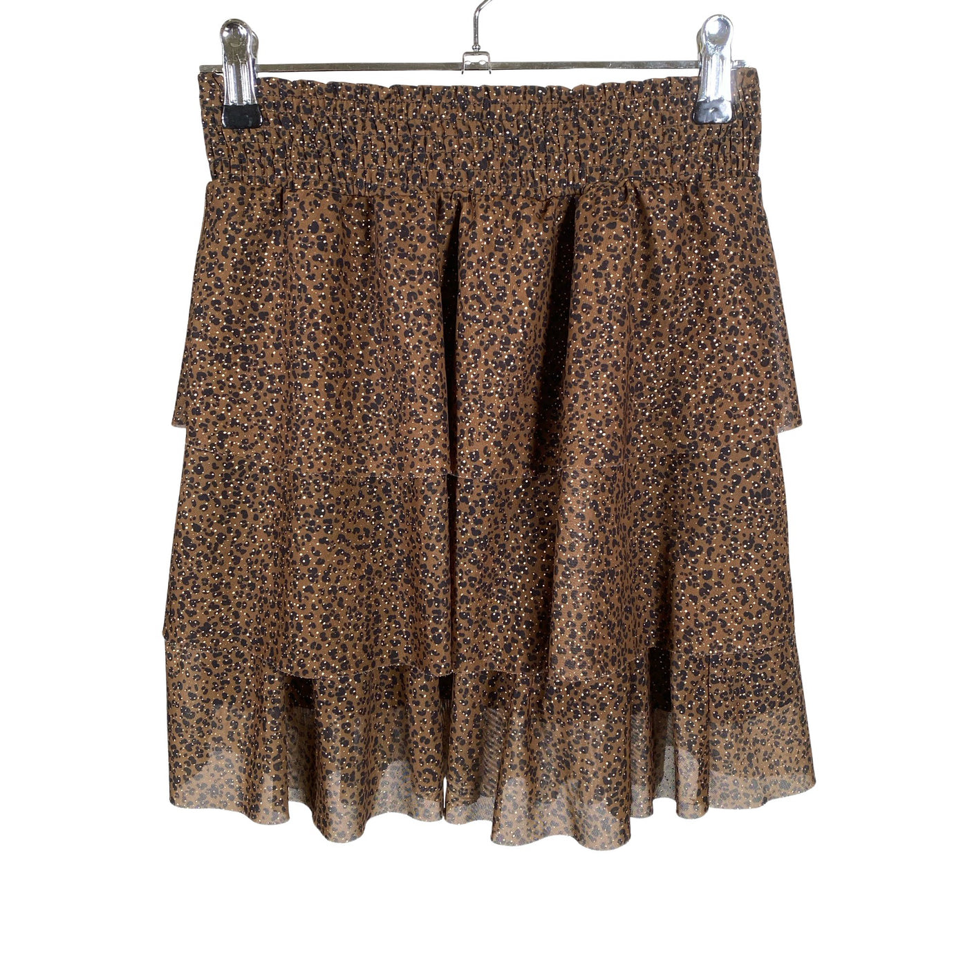 Tyttöjen Name It - Juhlahame, koko 140 - 146 - Ruskea (1)