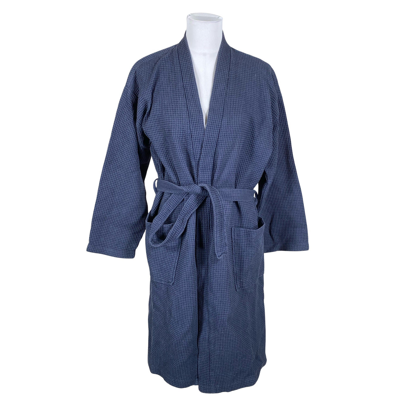 Naisten Puuvillatehdas - Kylpytakki, koko 38 - Sininen (1)