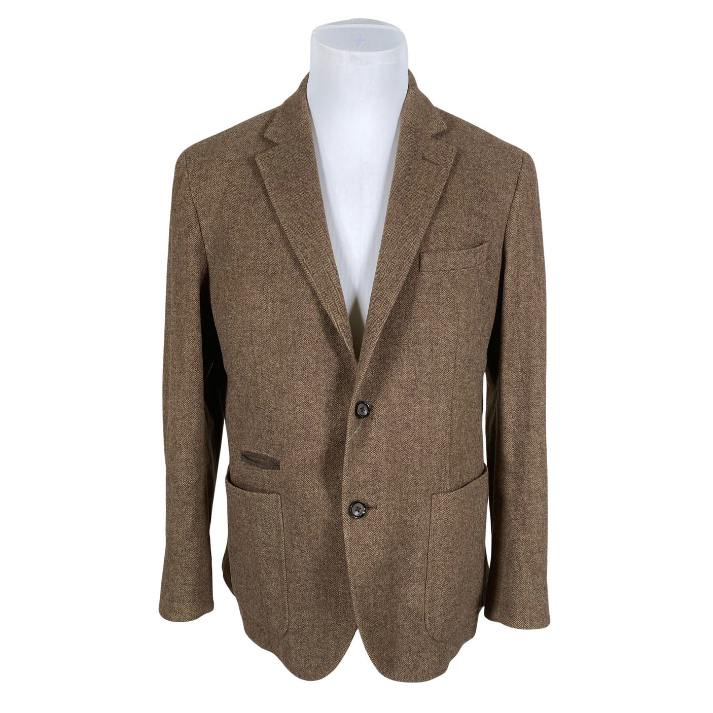 Miesten T.M. Lewin - Pikkutakki, koko XS - Ruskea (1)