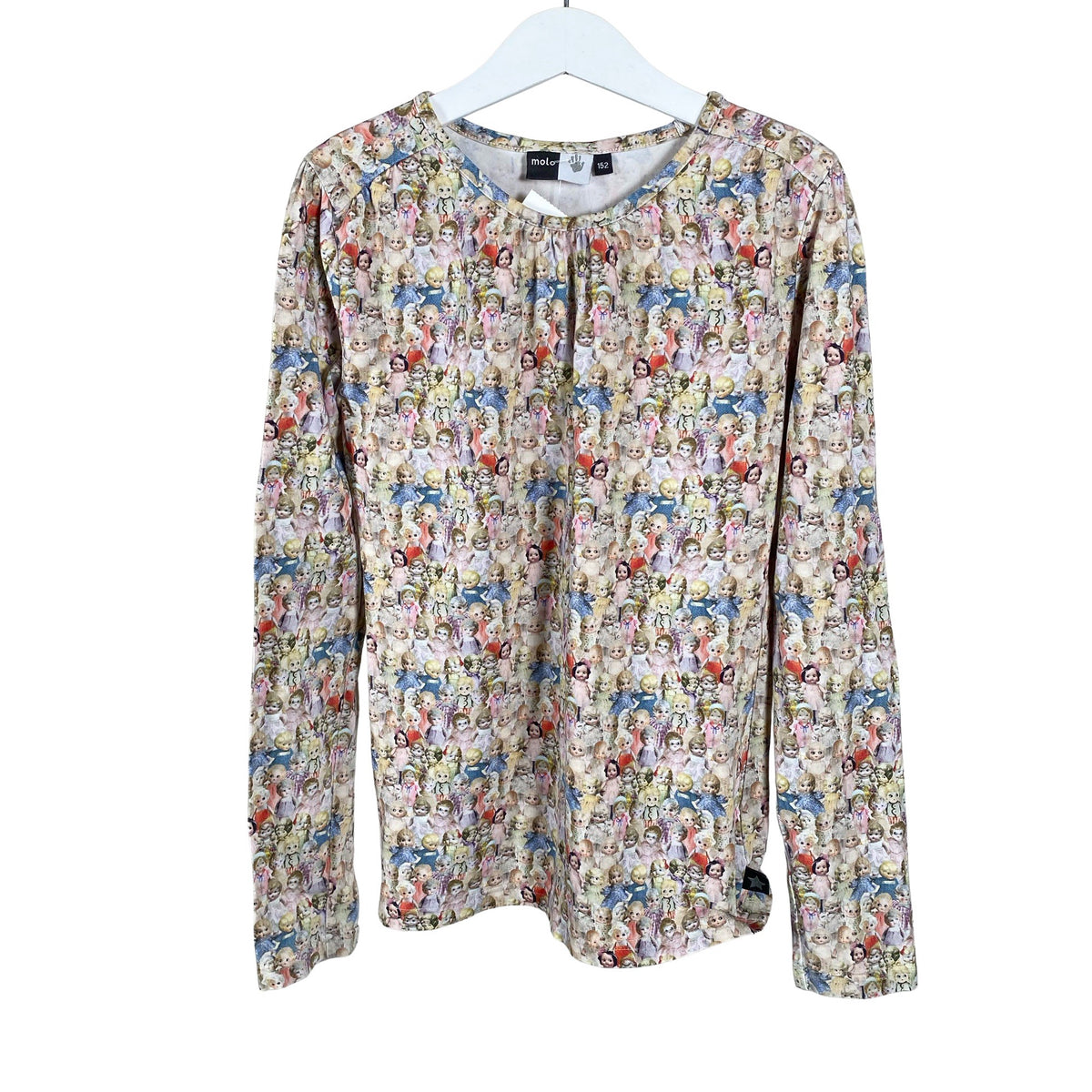 Tyttöjen Molo Kids - Trikoopaita, koko 146 - 152 - Beige (1)