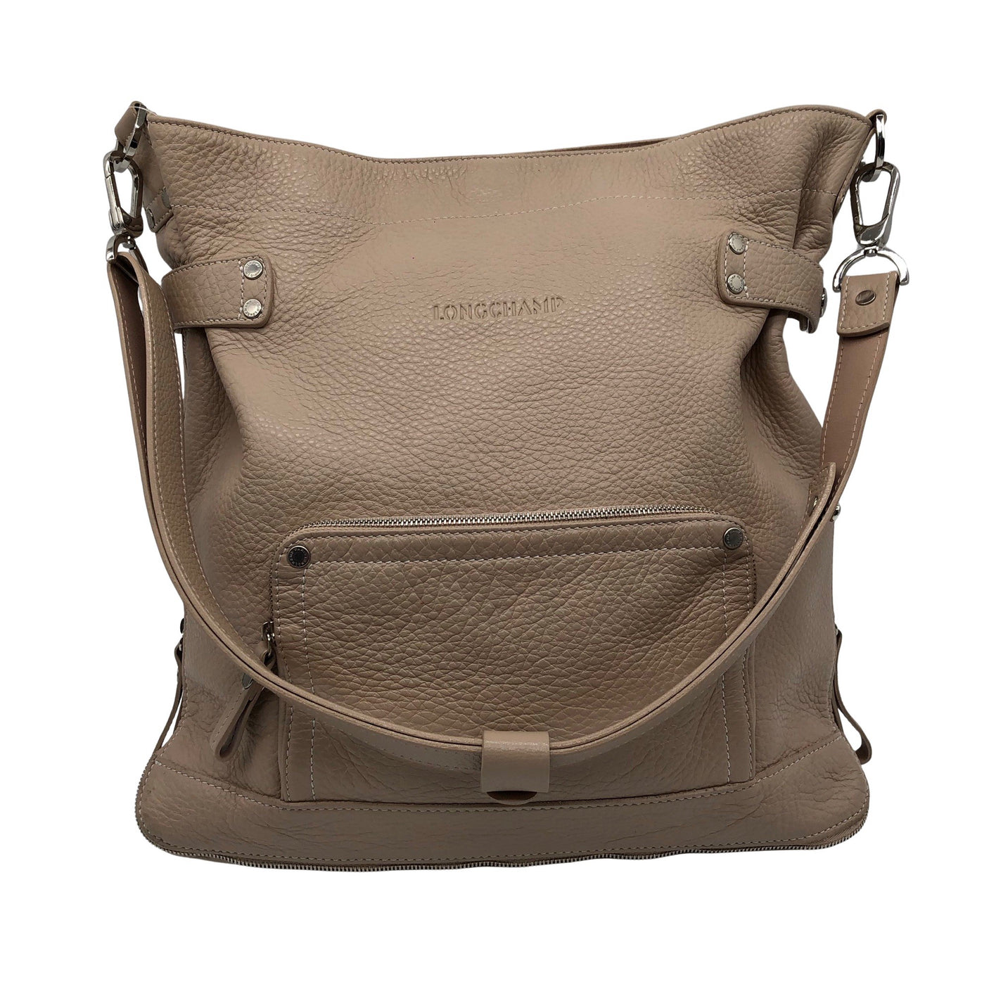 Naisten Longchamp - Olkalaukku, koko Maxi - Beige (1)