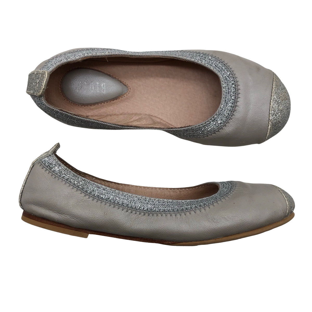 Tyttöjen Bloch - Ballerinat, koko 27 - Harmaa (1)
