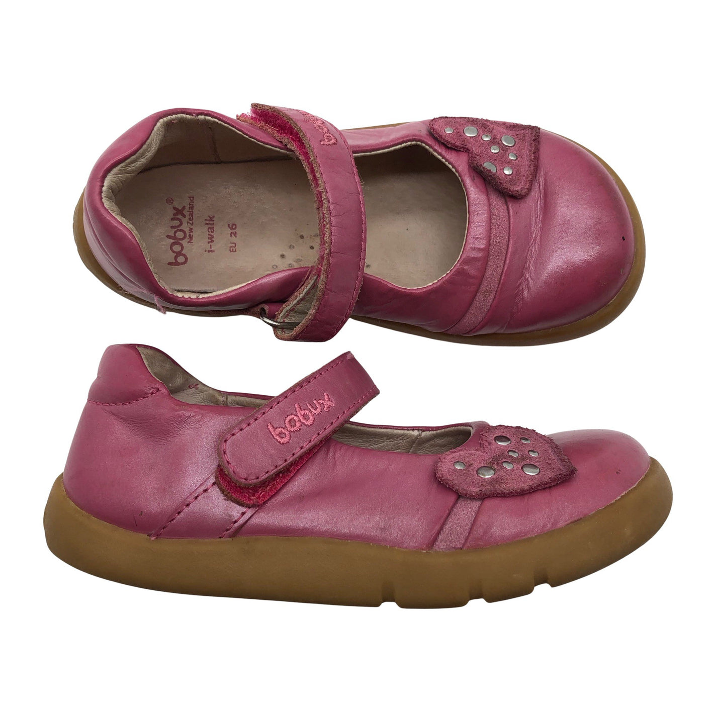 Tyttöjen Bobux - Ballerinat, koko 26 - Pinkki (1)