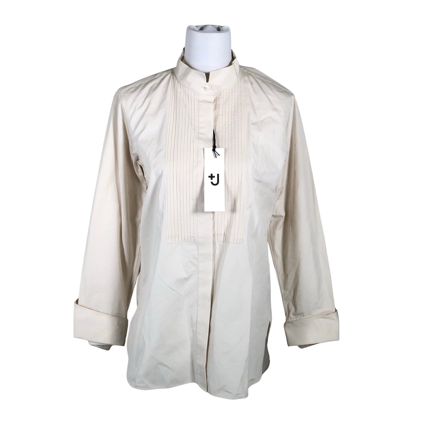 Naisten Uniqlo - Kangastunika, koko 38 - Beige (1)