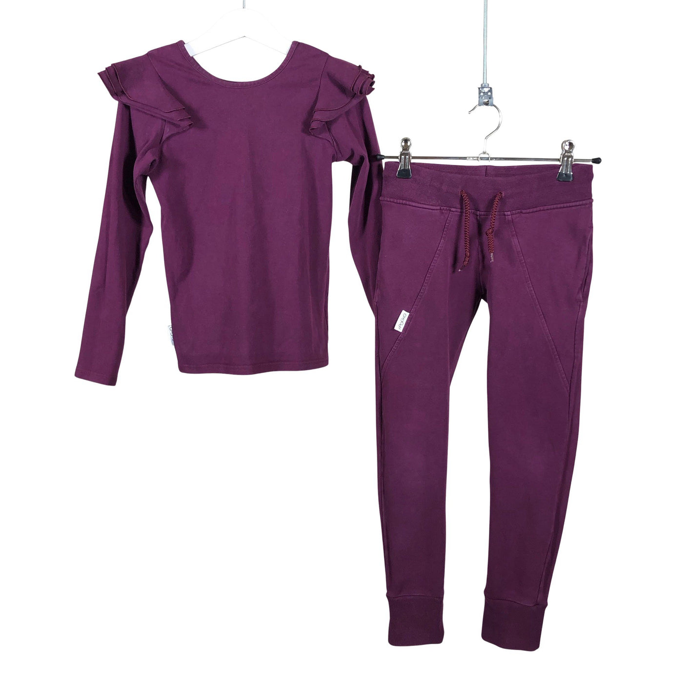 Tyttöjen Gugguu - Trikoopaita, koko 116 - 122 - Violetti (1)