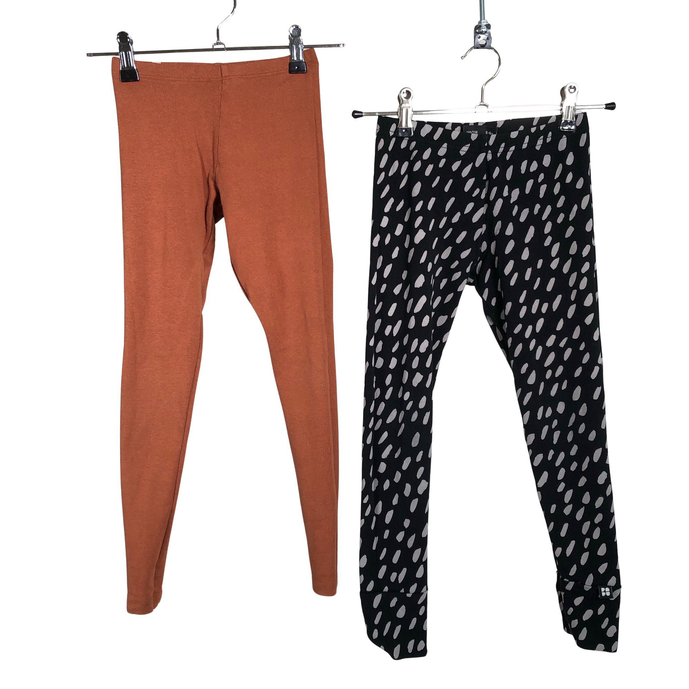 Tyttöjen Papu - Leggingsit, koko 110 - 116 - Musta (1)