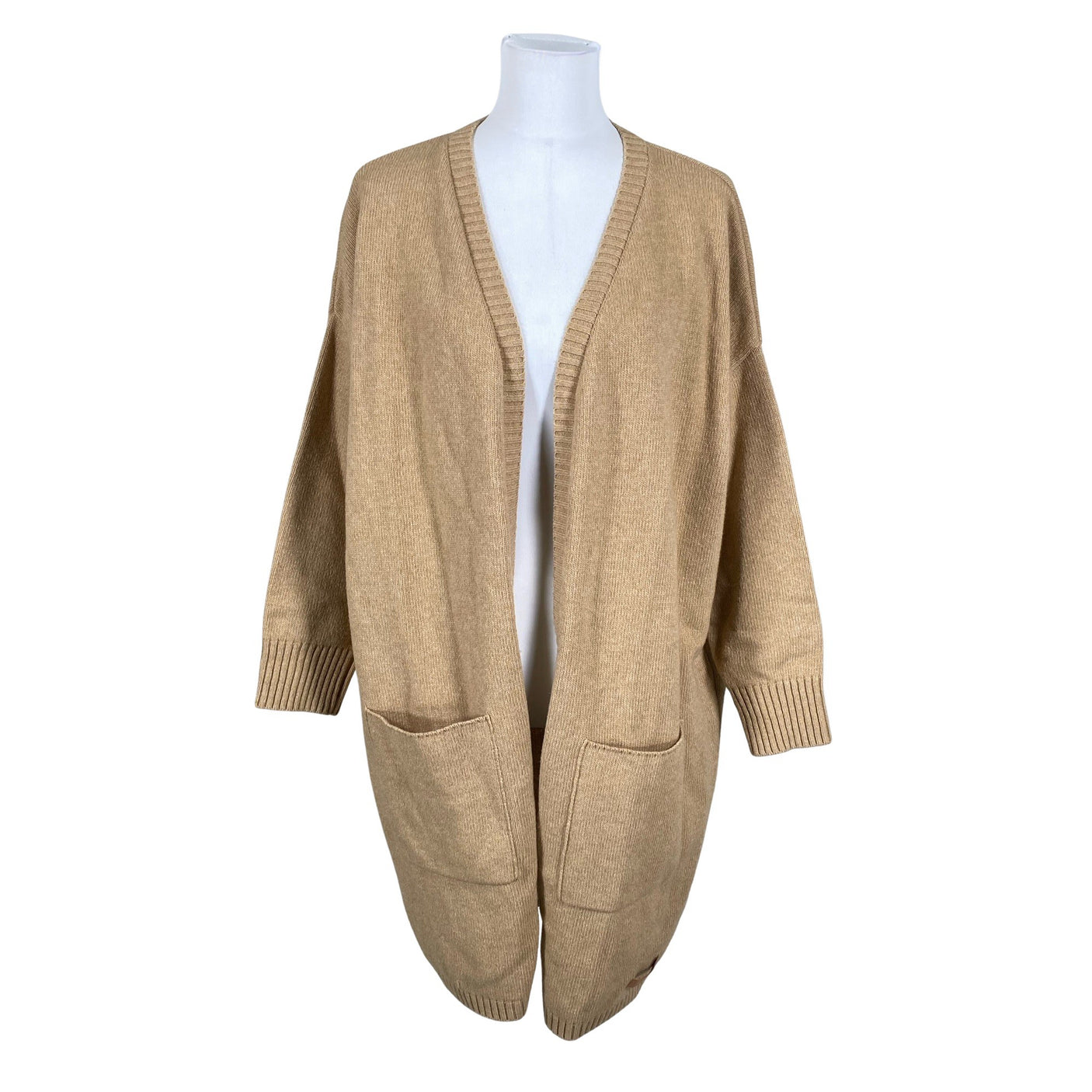 Naisten Puuvillatehdas - Neuletakki, koko 40 - Valkoinen (1)