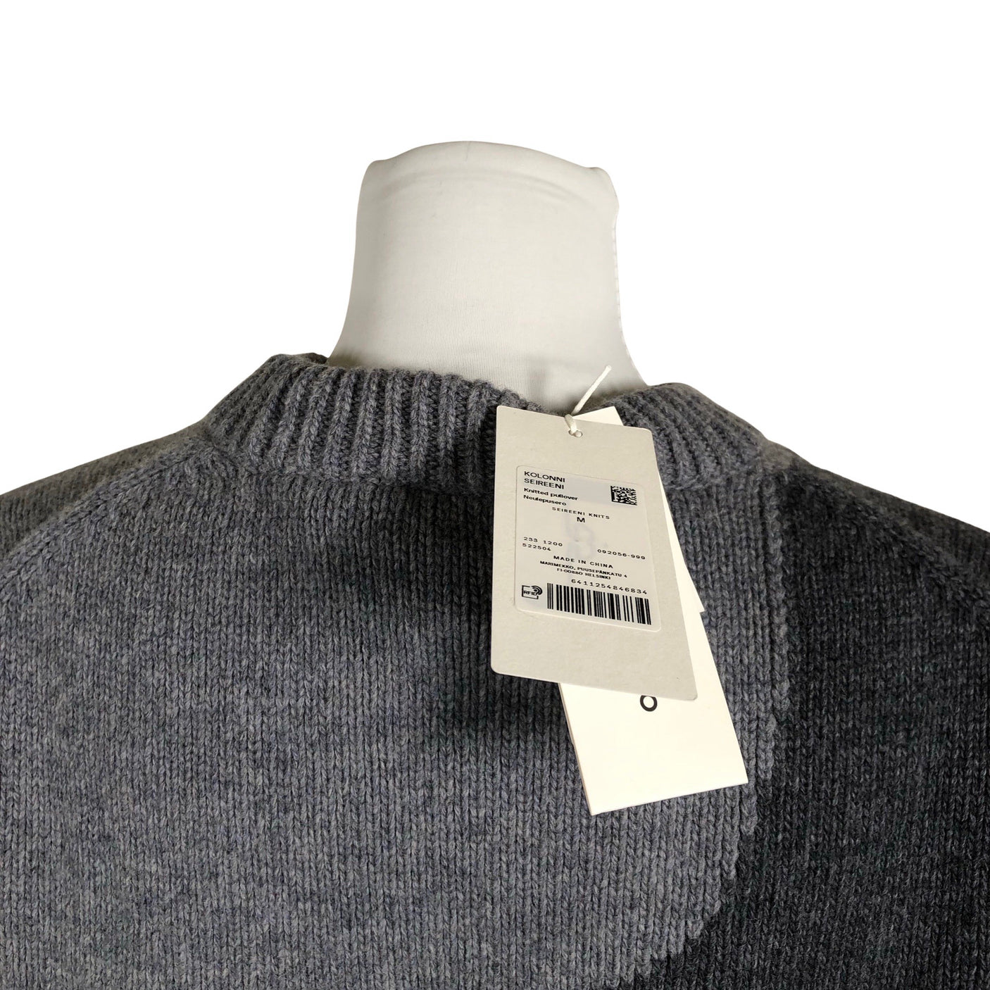 Naisten Marimekko - Neulepaita, koko 38 - Harmaa (3)