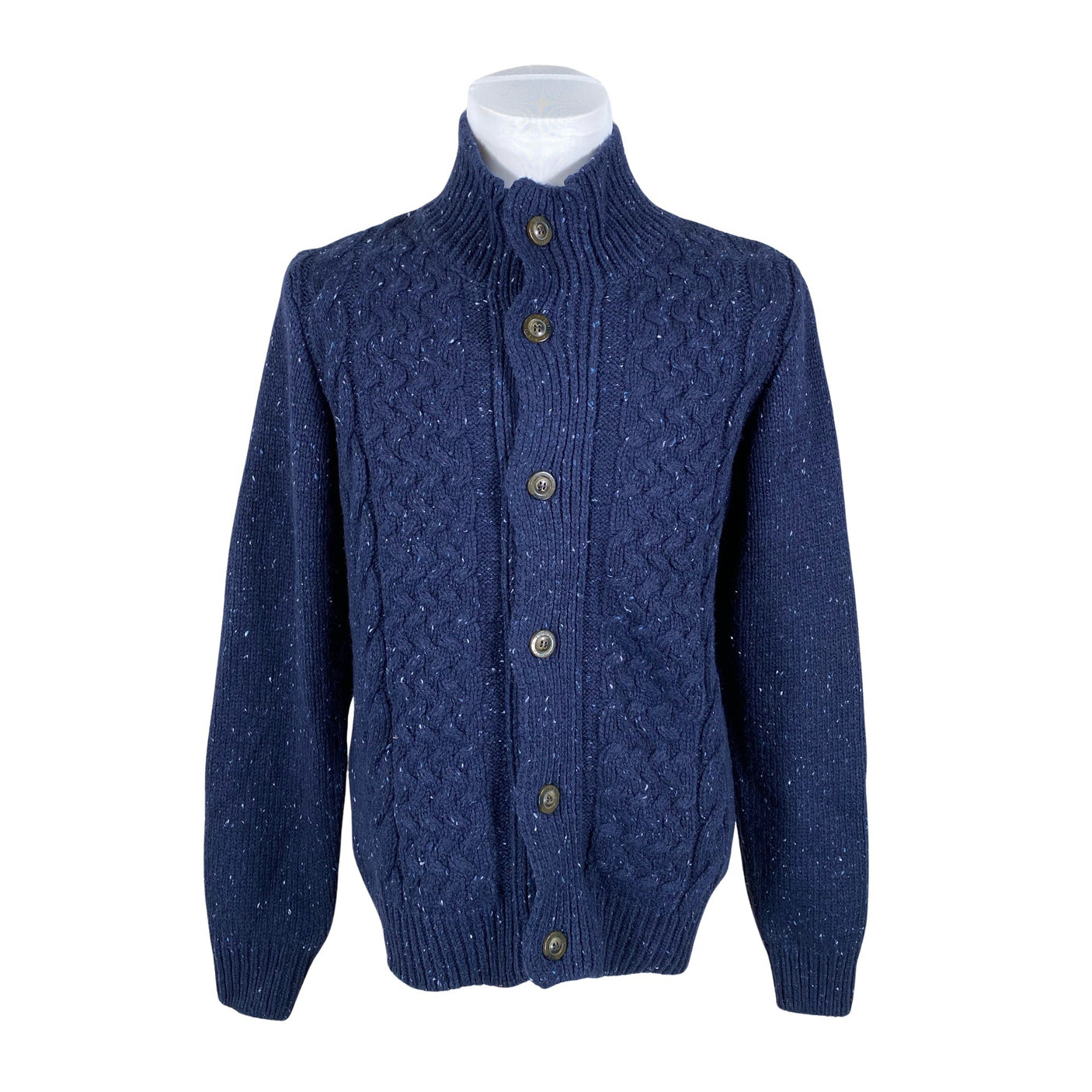 Miesten Luhta - Neuletakki, koko L - Sininen (1)