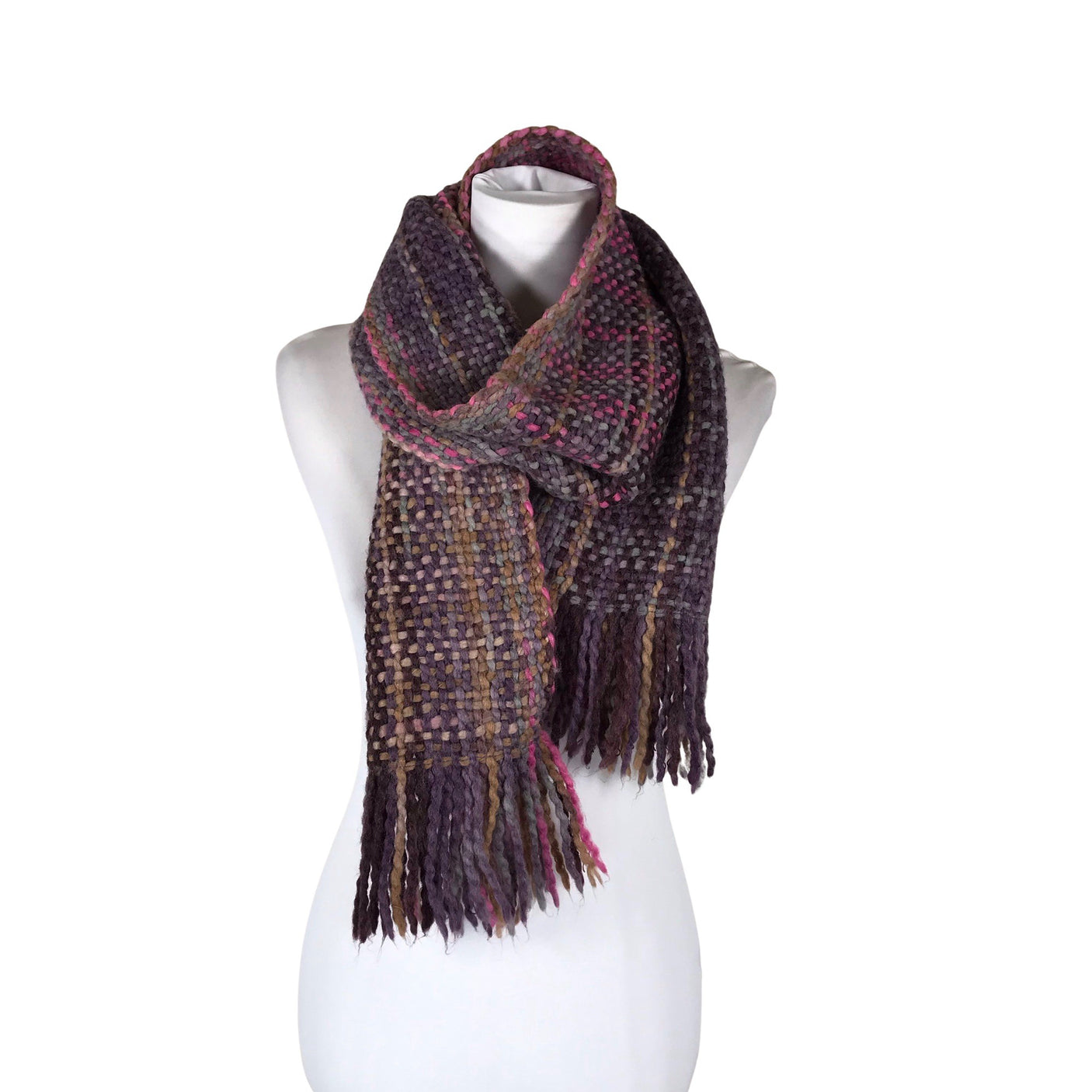 Naisten Handmade - Kaulaliina, koko Maxi - Violetti (1)