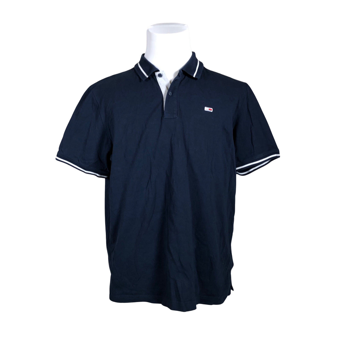 Miesten Tommy Jeans (Tommy Hilfiger) - Pikeepaita, koko XL - Sininen (1)