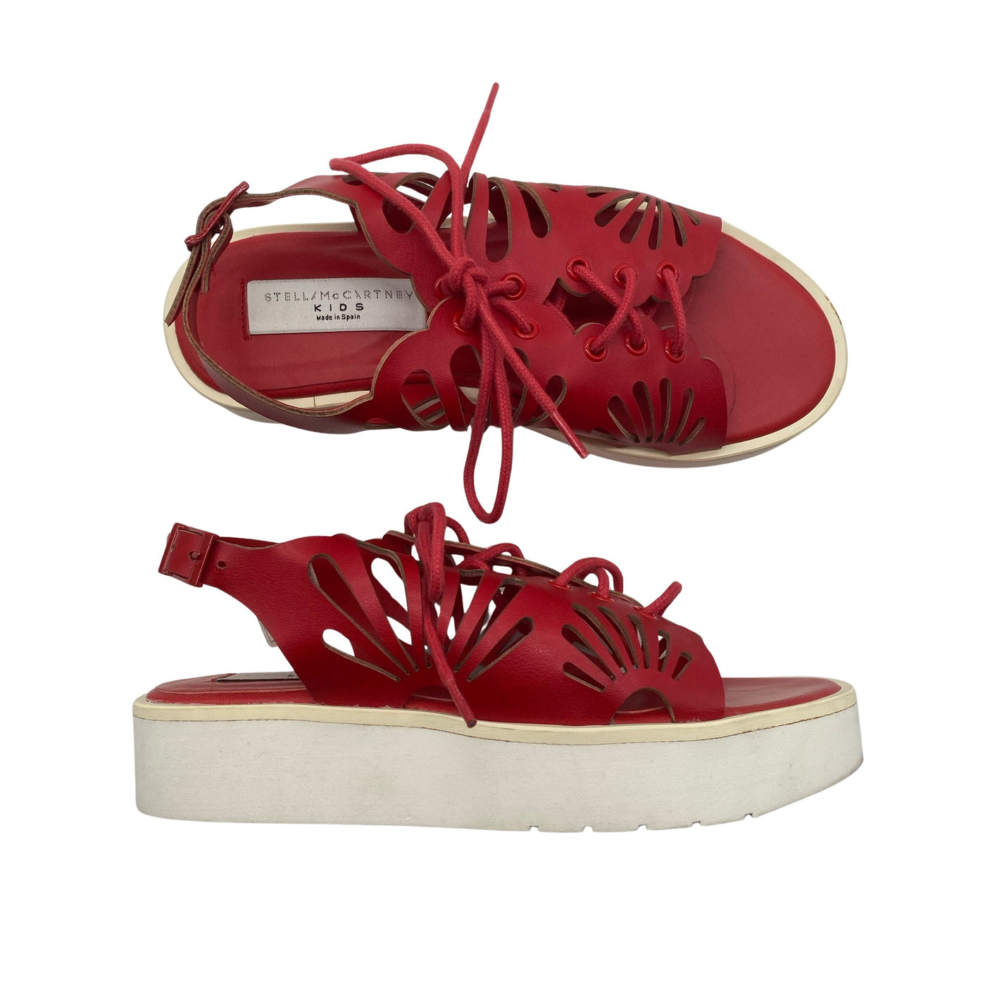 Tyttöjen Stella McCartney Kids - Sandaalit, koko 32 - Punainen (1)