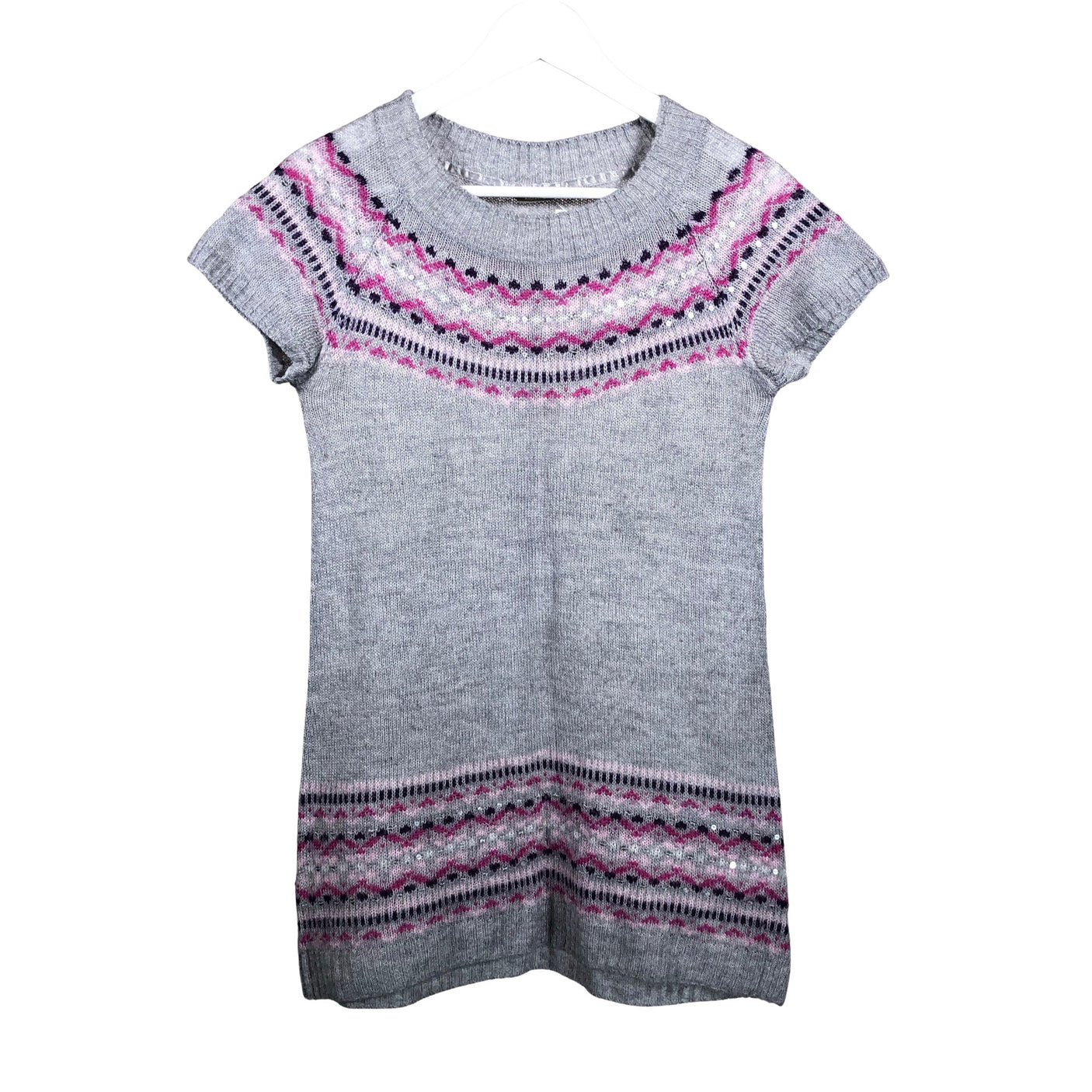 Tyttöjen Lindex - Neulemekko, koko 164 - 170 - Violetti (1)