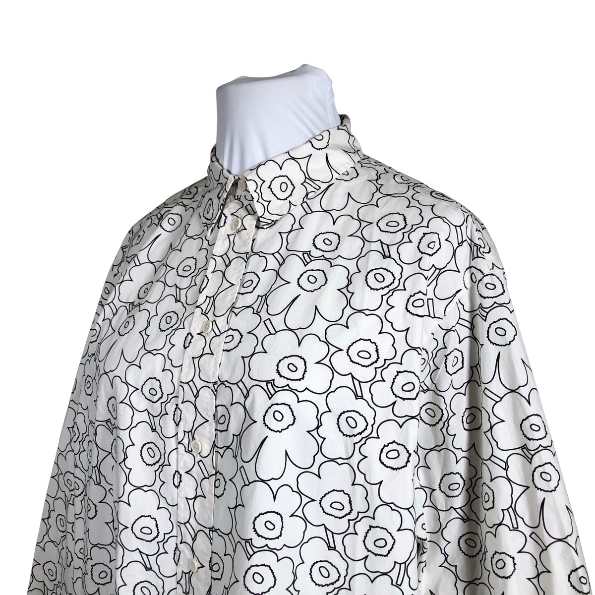 Naisten Marimekko - Kangastunika, koko 46 - Valkoinen (3)