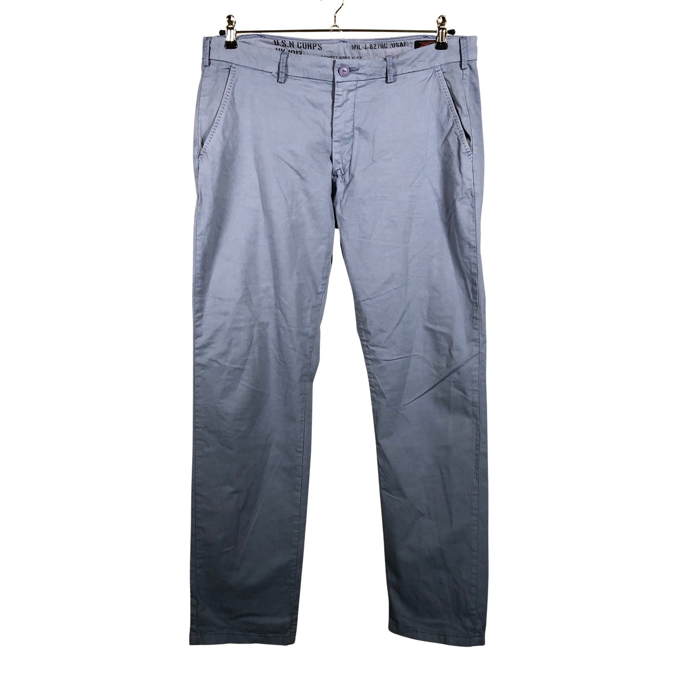 Miesten Schott NYC - Chinot, koko W34 - Vaaleansininen (1)