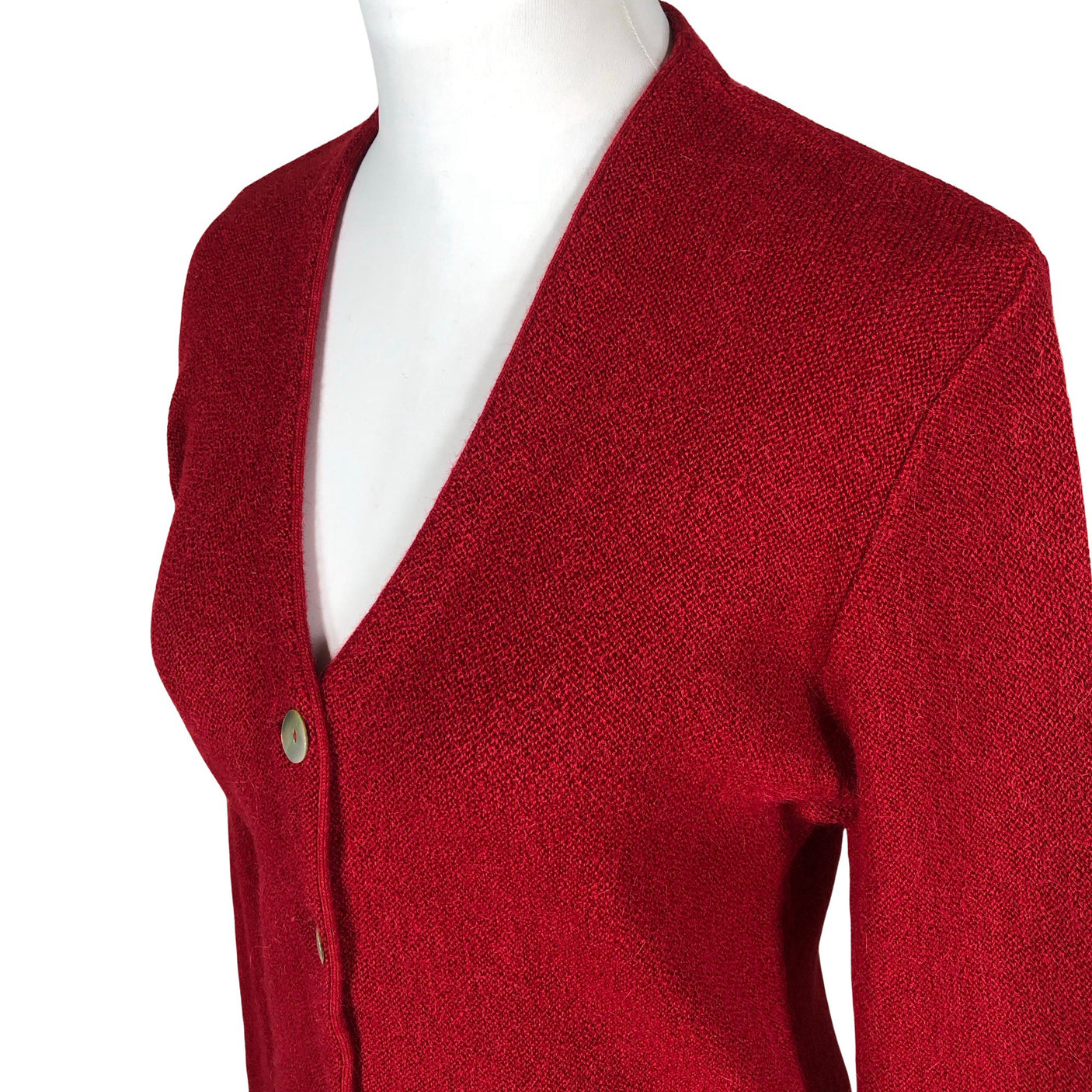 Naisten Kuna - Neuletakki, koko 38 - Punainen (3)