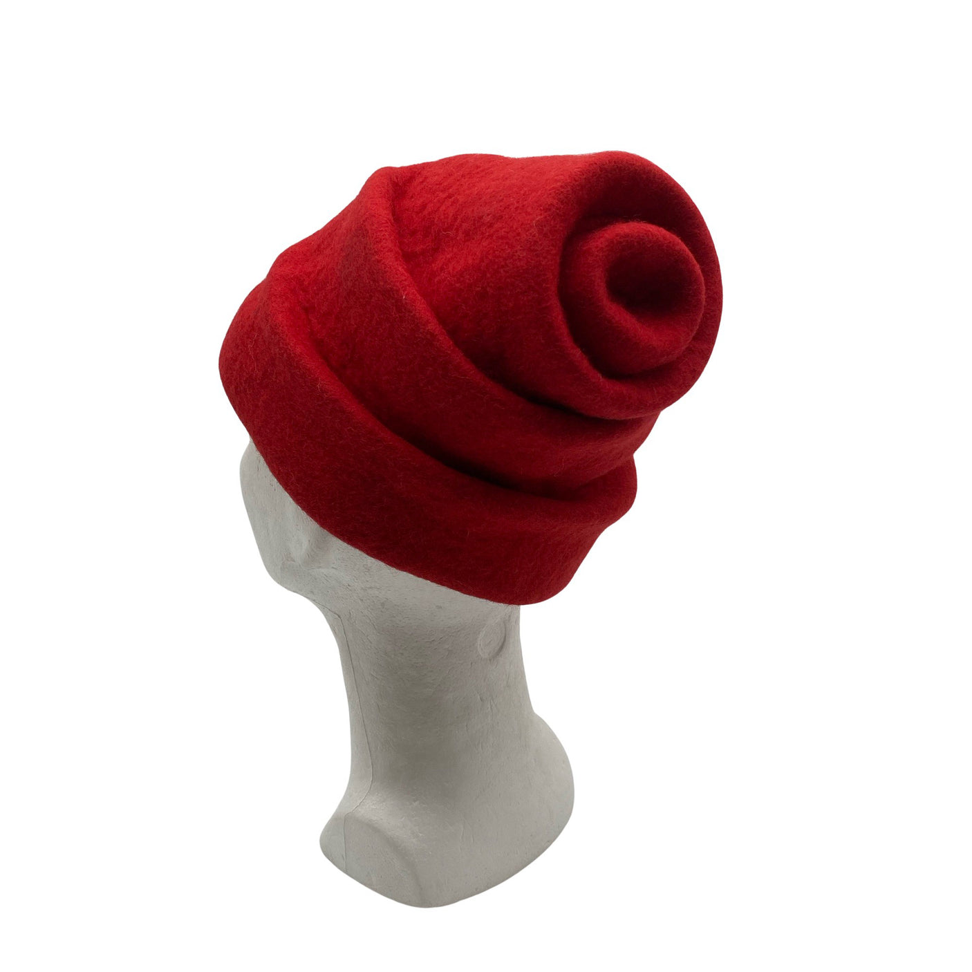 Naisten Handmade - Talvihattu, koko 58 - 60 cm - Punainen (1)