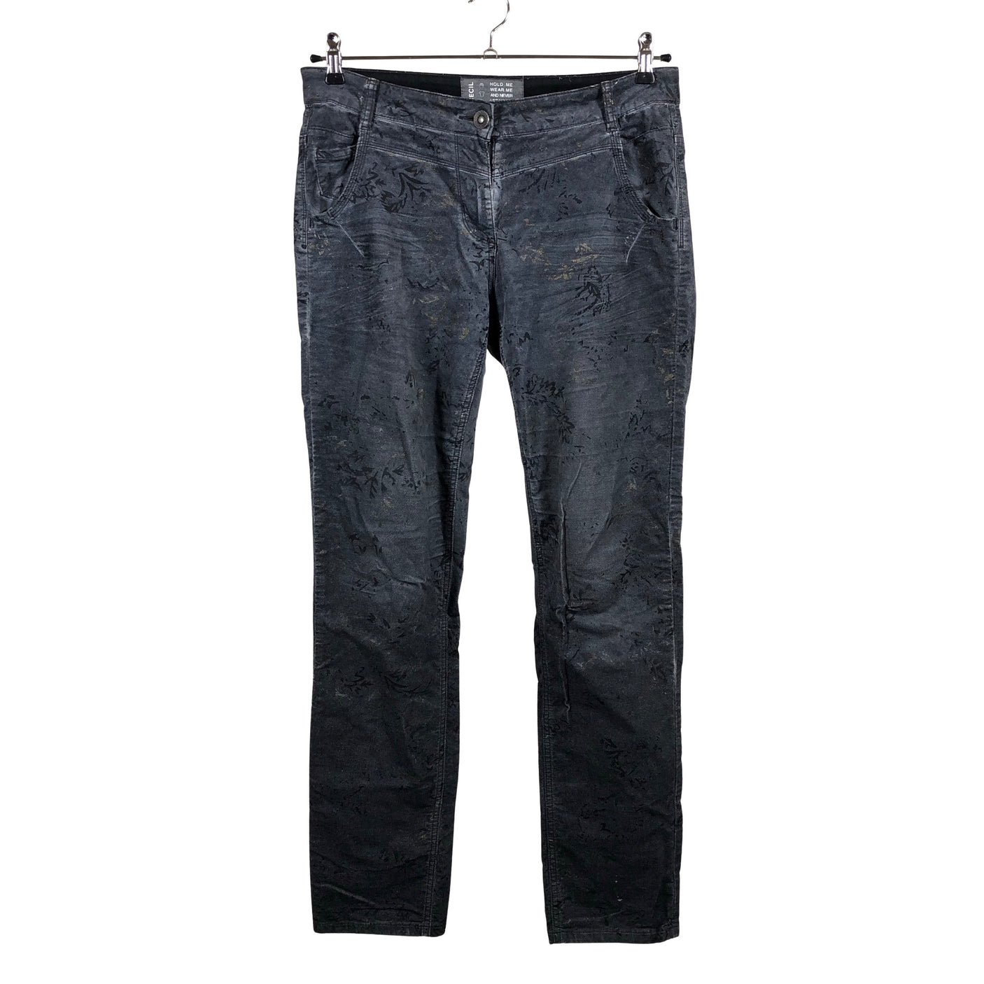 Naisten Cecil - Kangashousut, koko W28 - Harmaa (1)