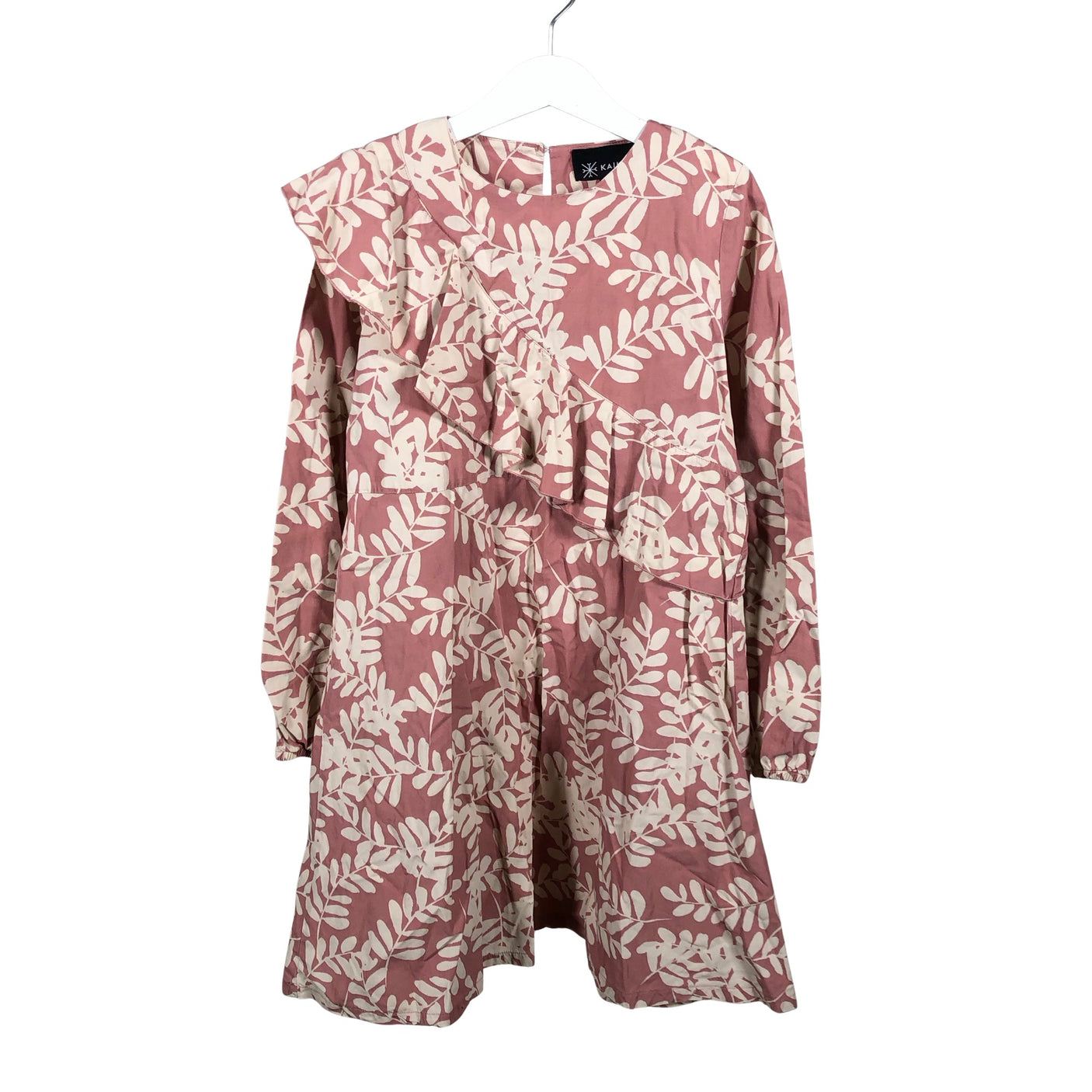 Tyttöjen Kaiko - Kangasmekko, koko 134 - 140 - Vaaleanpunainen (1)