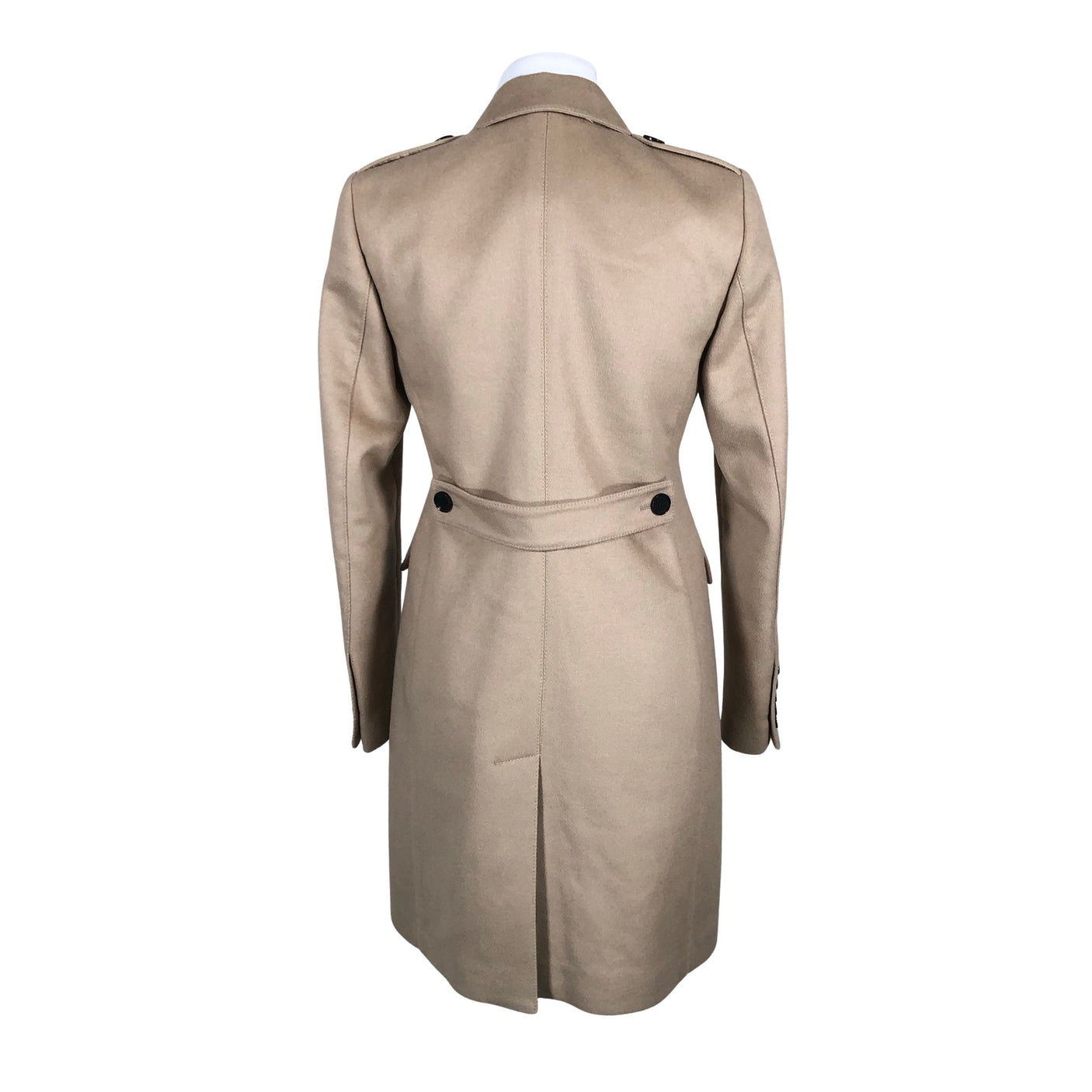 Naisten Burberry - Villakangastakki, koko 36 - Beige (3)