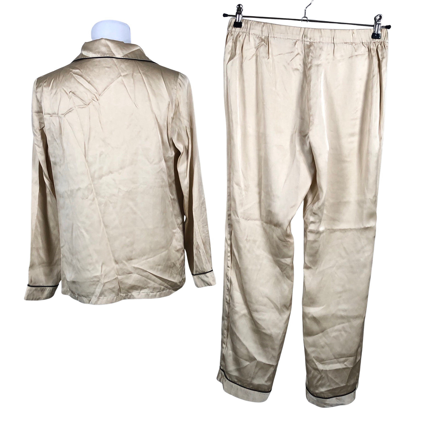 Naisten Stockmann Silk - Yöasu, koko 38 - Beige (3)